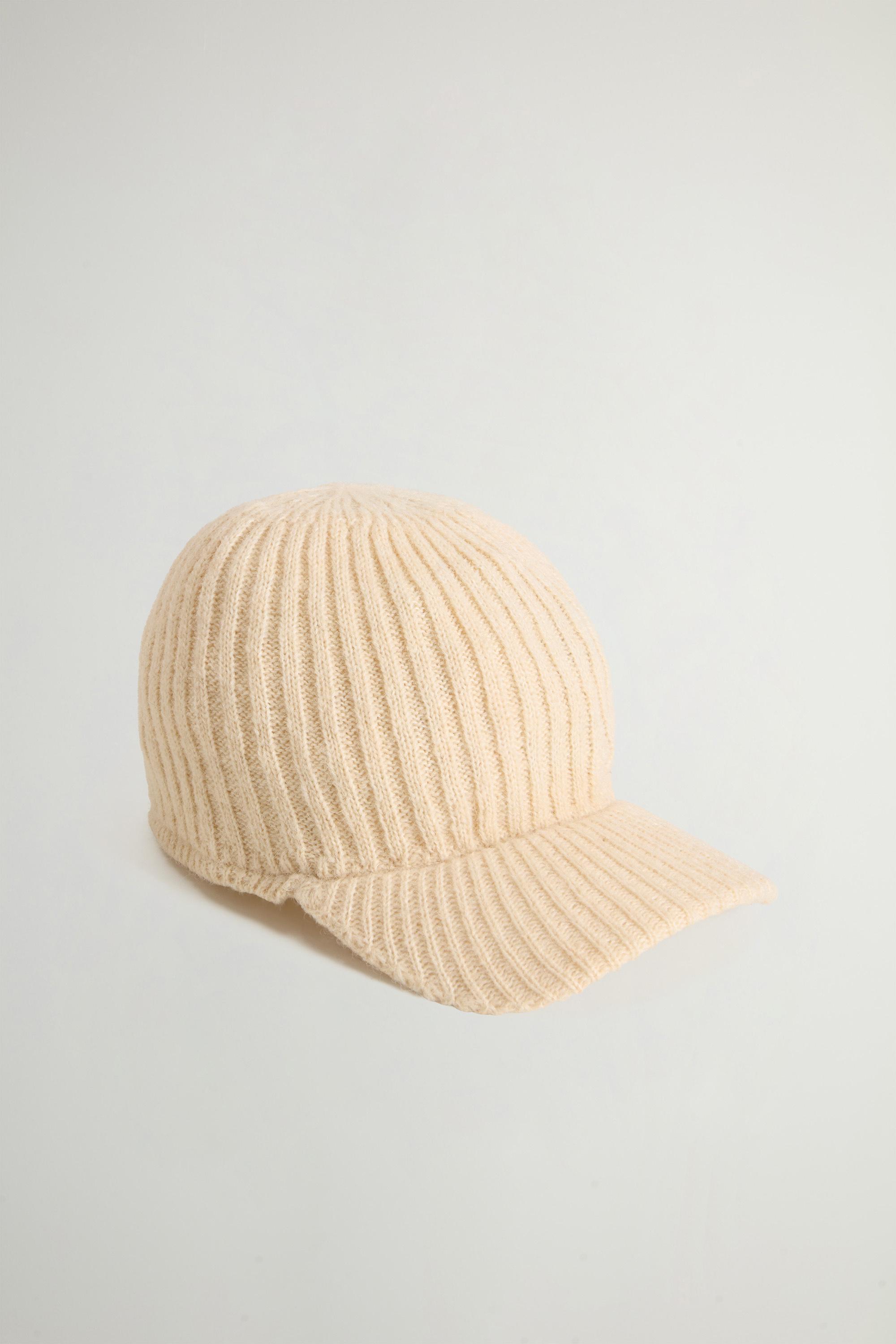 Wool- and Alpaca-Blend Cap White photo 1 | Woolrich