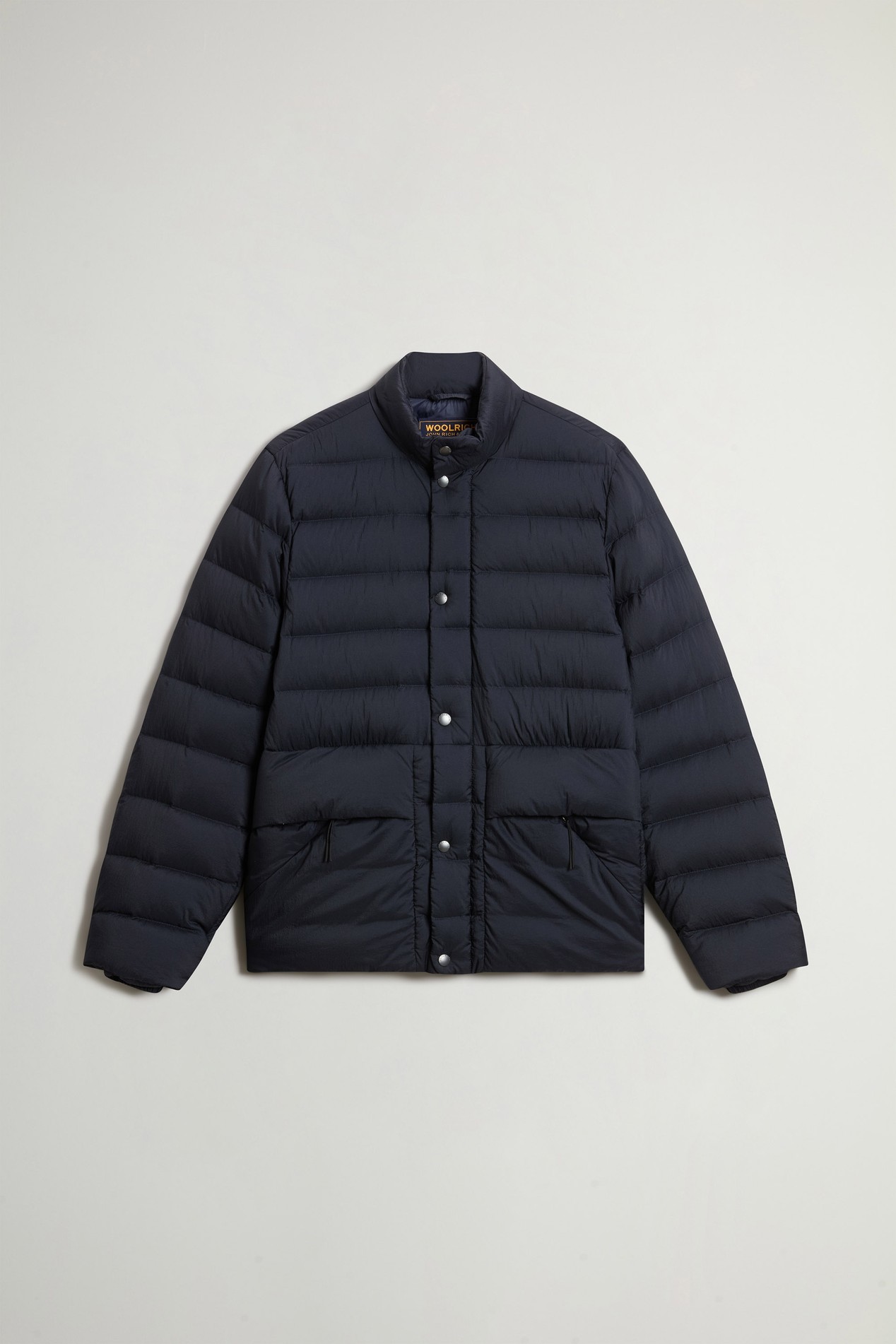 Bering Jacket in Crinkle Nylon Blue photo 5 | Woolrich