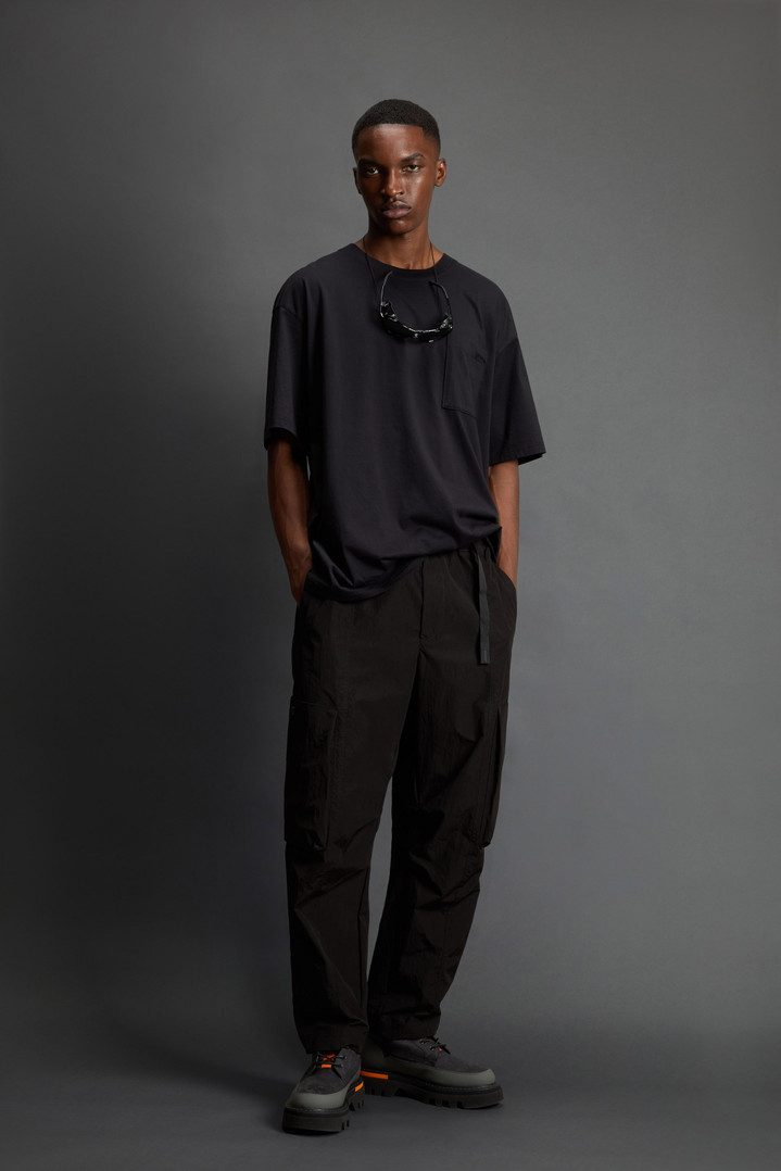Pure Cotton T-Shirt by Todd Snyder Black photo 2 | Woolrich