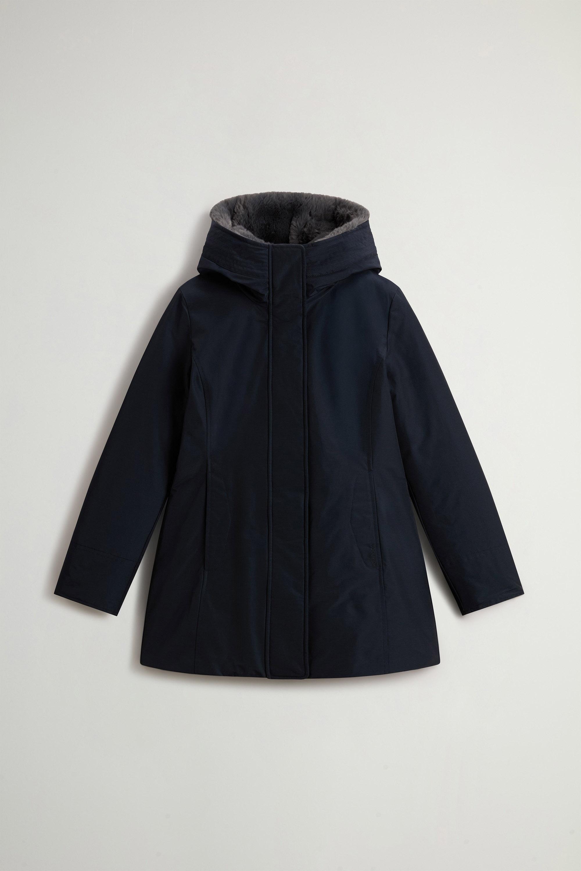 BOULDER FAUX FUR PARKA Blue photo 5 | Woolrich