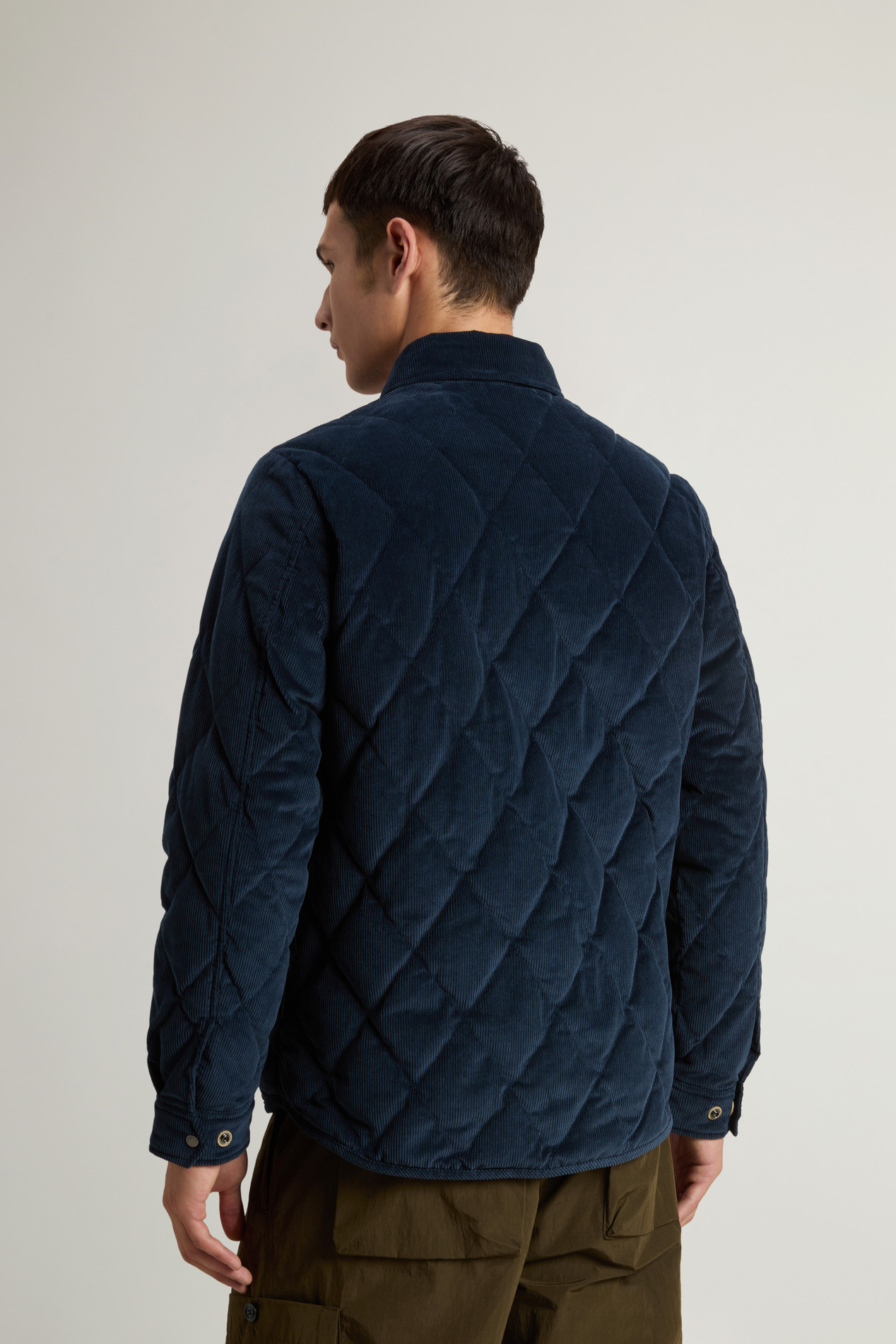 Alaskan Overshirt in Corduroy Blue photo 3 | Woolrich