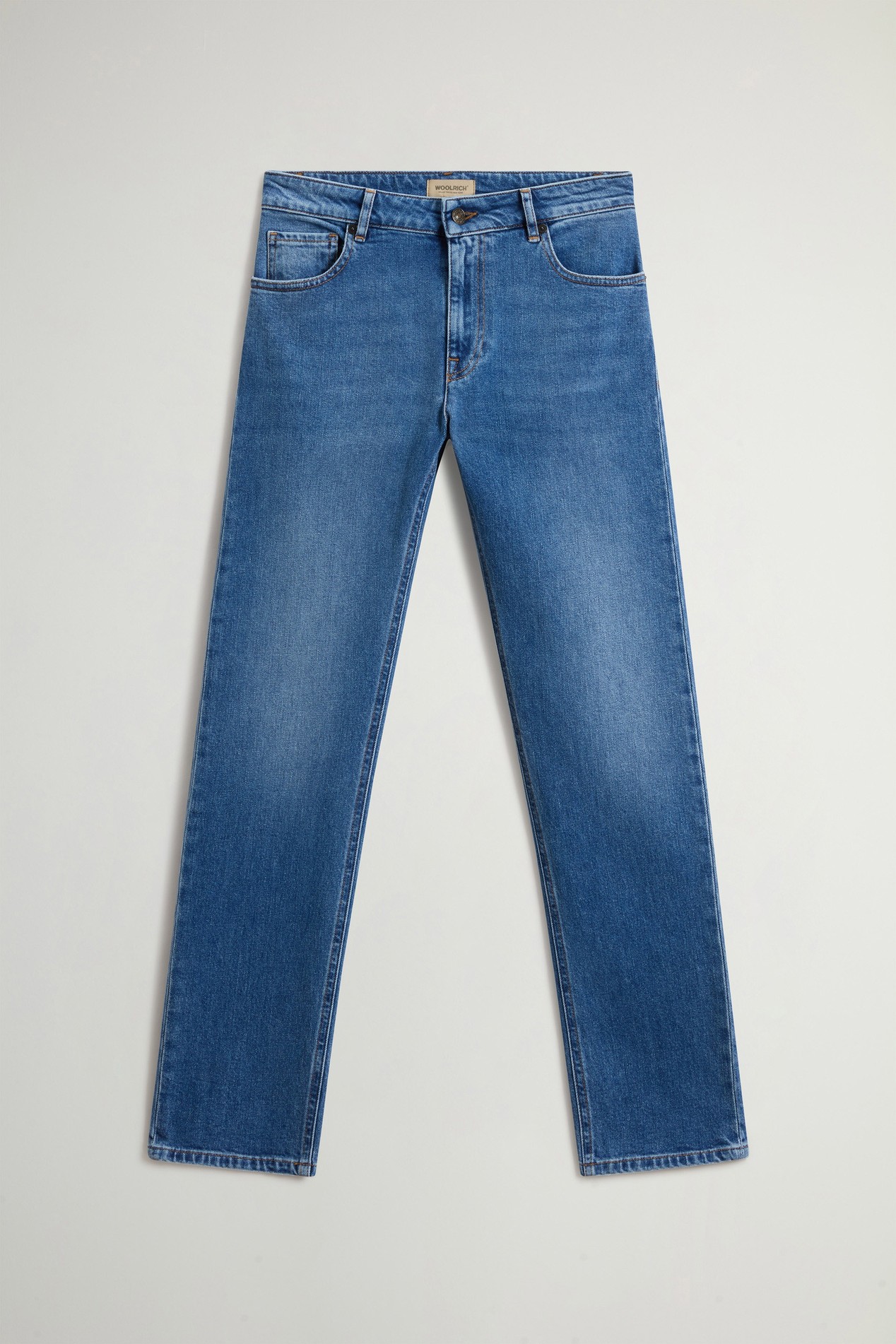 Five-Pocket Jeans in Stretch Cotton Denim Blue photo 3 | Woolrich