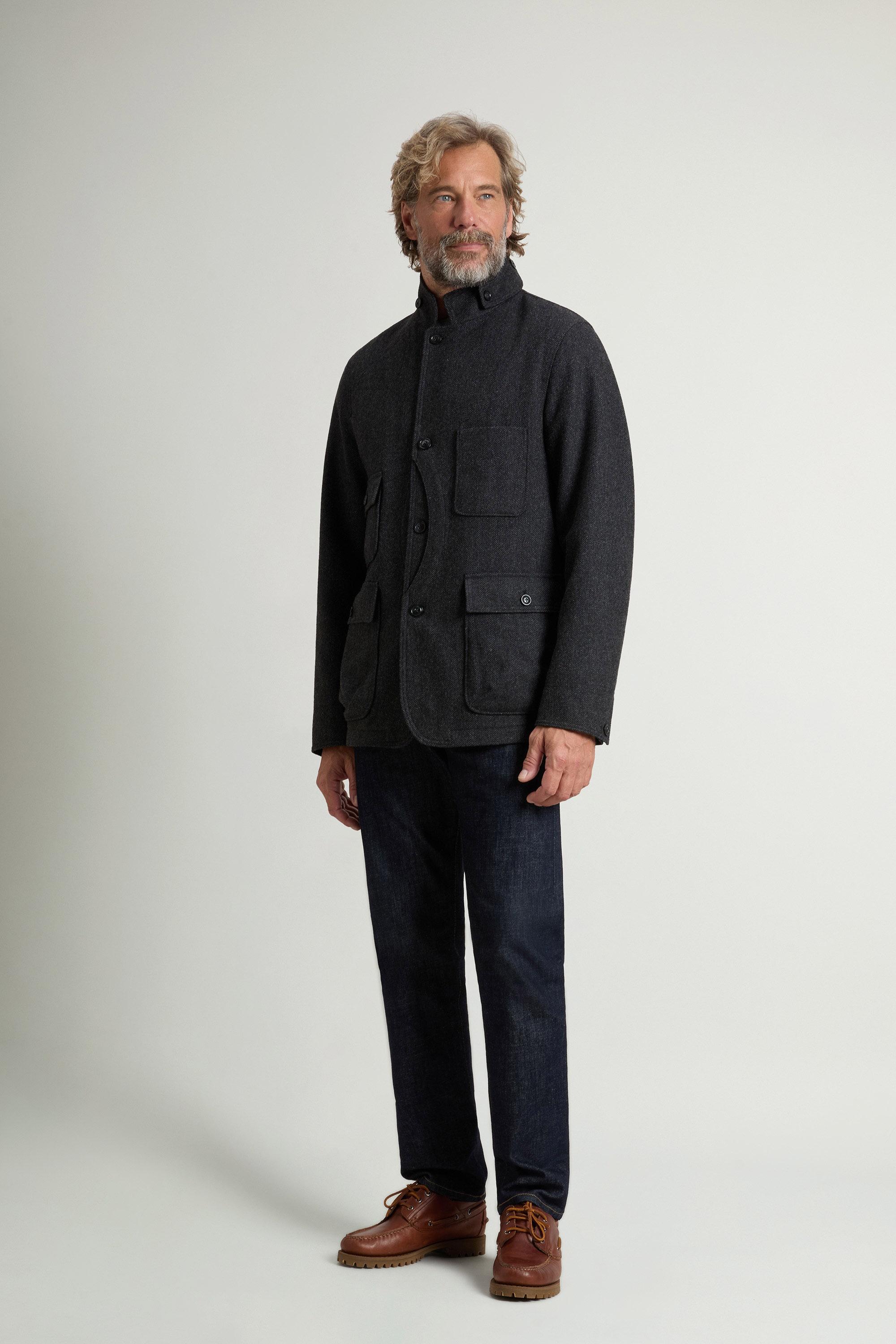 Upland Blazer in Wool Blend Gray photo 1 | Woolrich