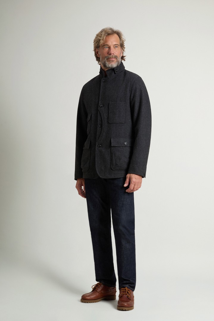 Upland Blazer in Wool Blend Gray photo 2 | Woolrich