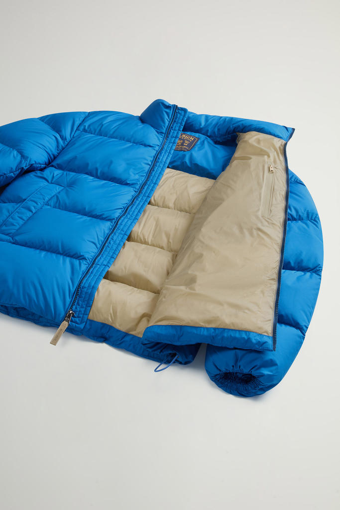 Cloud Down Jacket in Microfiber Blue photo 8 | Woolrich