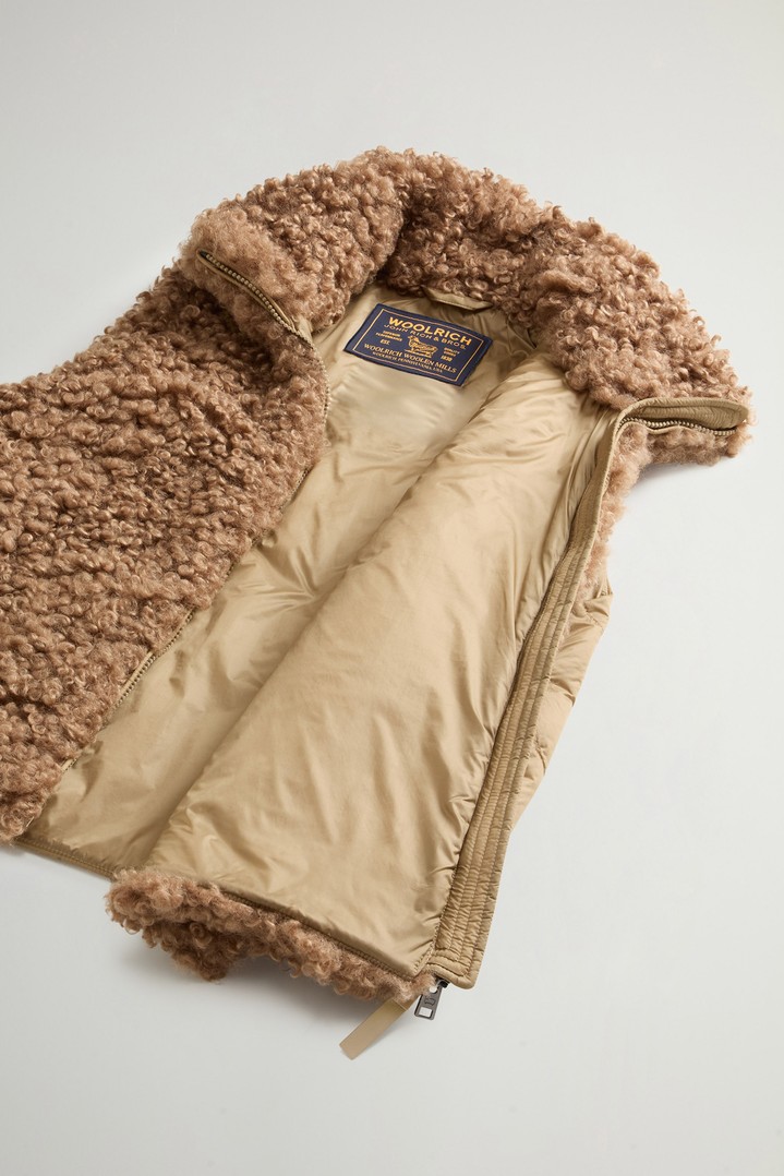 HYBRID CURLY VEST Beige photo 8 | Woolrich