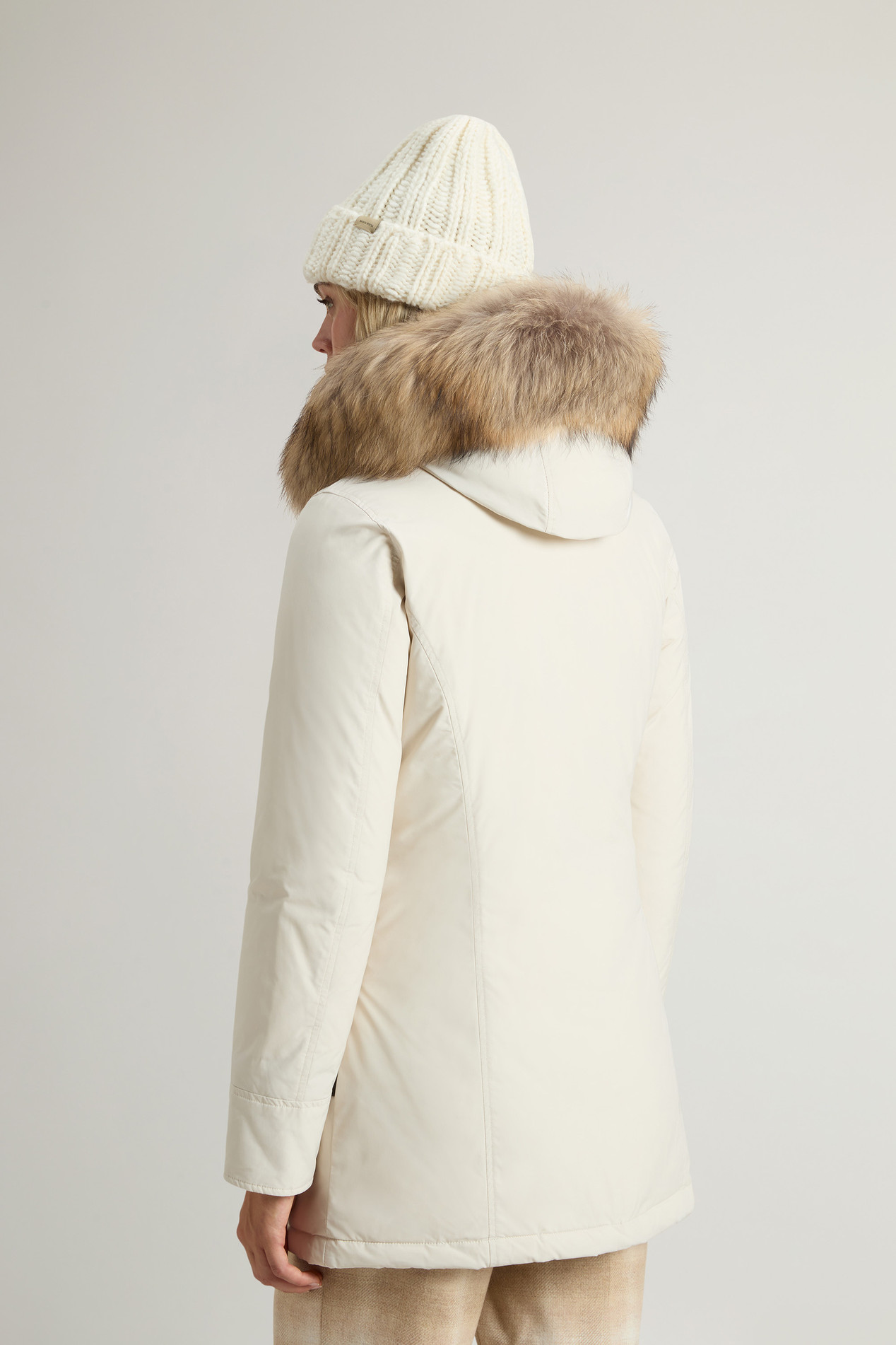 Arctic Parka in Urban Touch with Detachable Fur White photo 3 | Woolrich