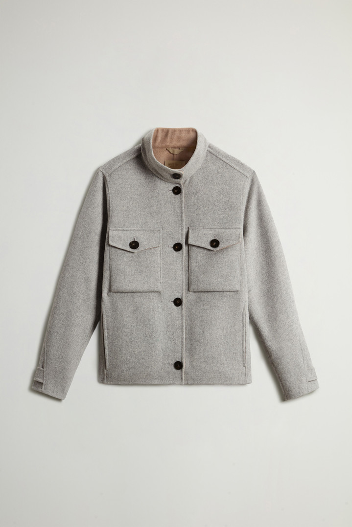 Wool-Blend Jacket Gray photo 5 | Woolrich
