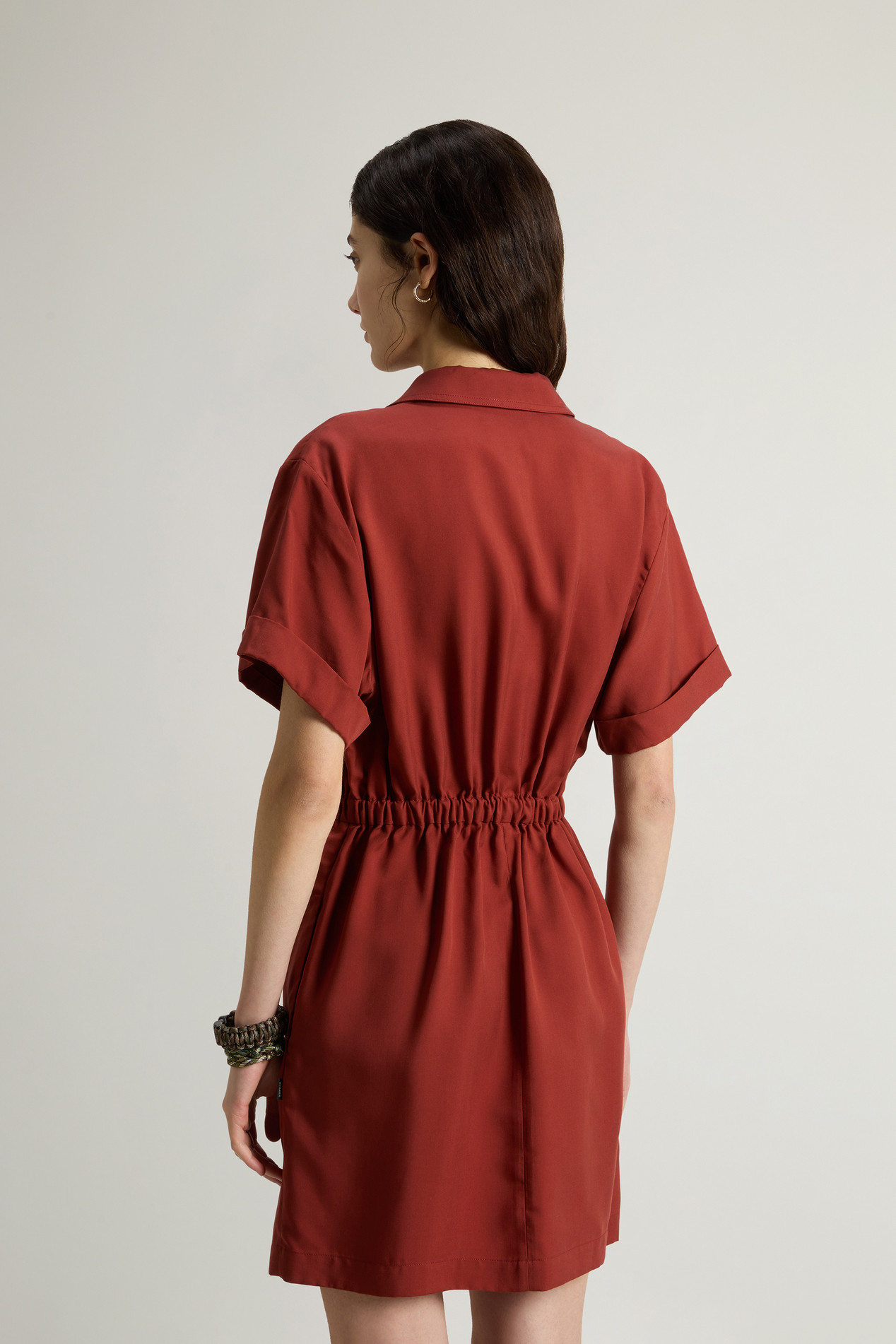 Tencel Dress Red photo 3 | Woolrich