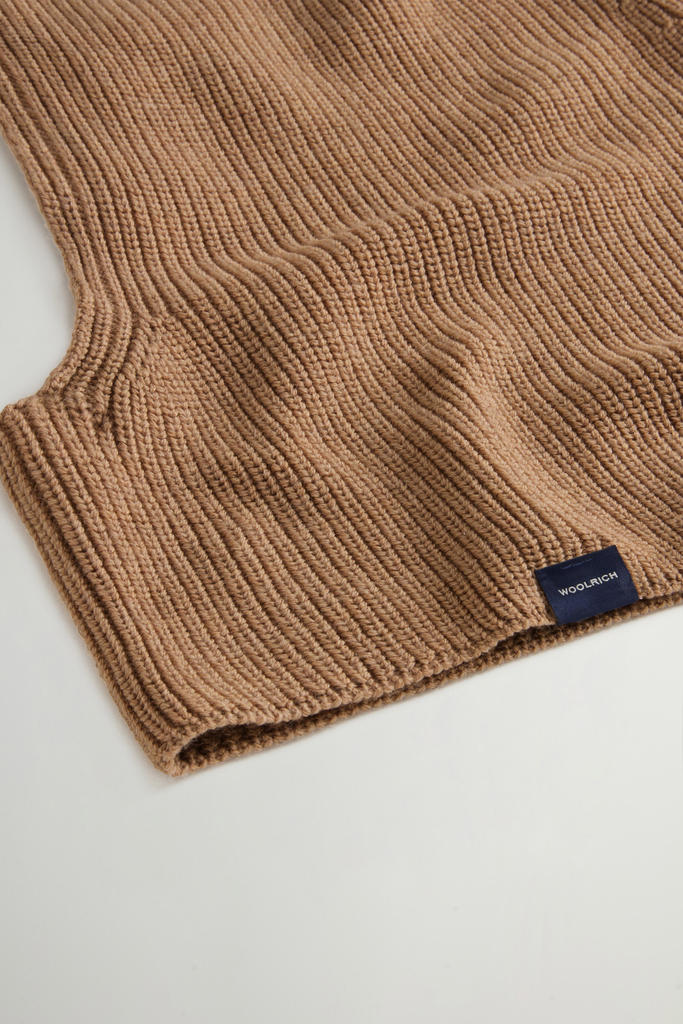 FINE MERINOS BALACLAVA Beige photo 3 | Woolrich