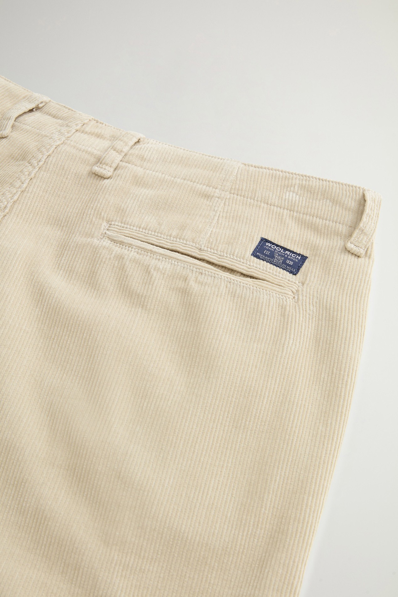 Pure Cotton Corduroy Chinos Beige photo 3 | Woolrich