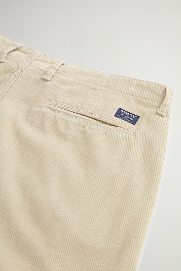Chinohose aus geripptem reinem Baumwollcord Beige photo 3 | Woolrich