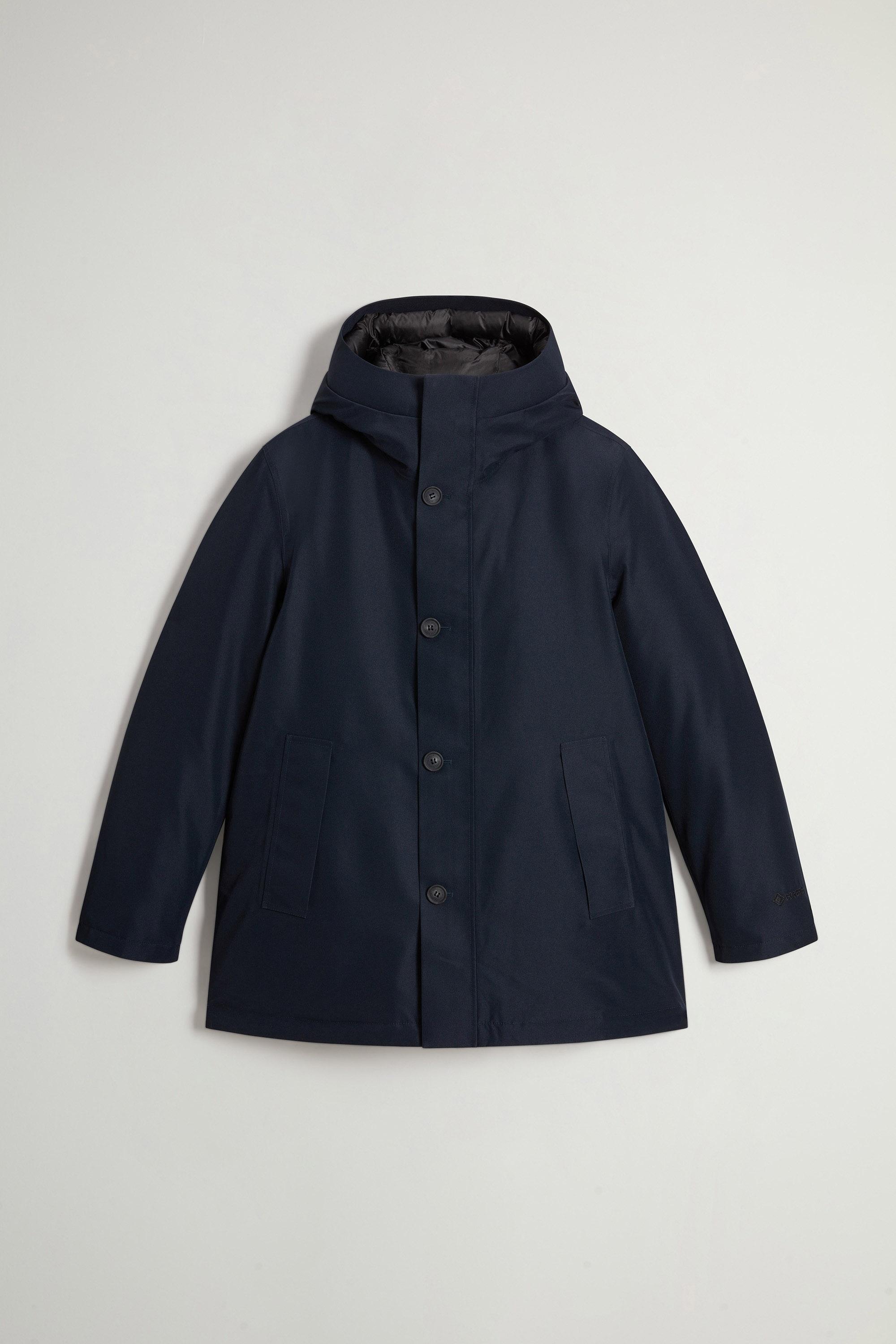 Waterproof Parka in Recycled Two-Layered GORE-TEX Fabric Blue photo 5 | Woolrich