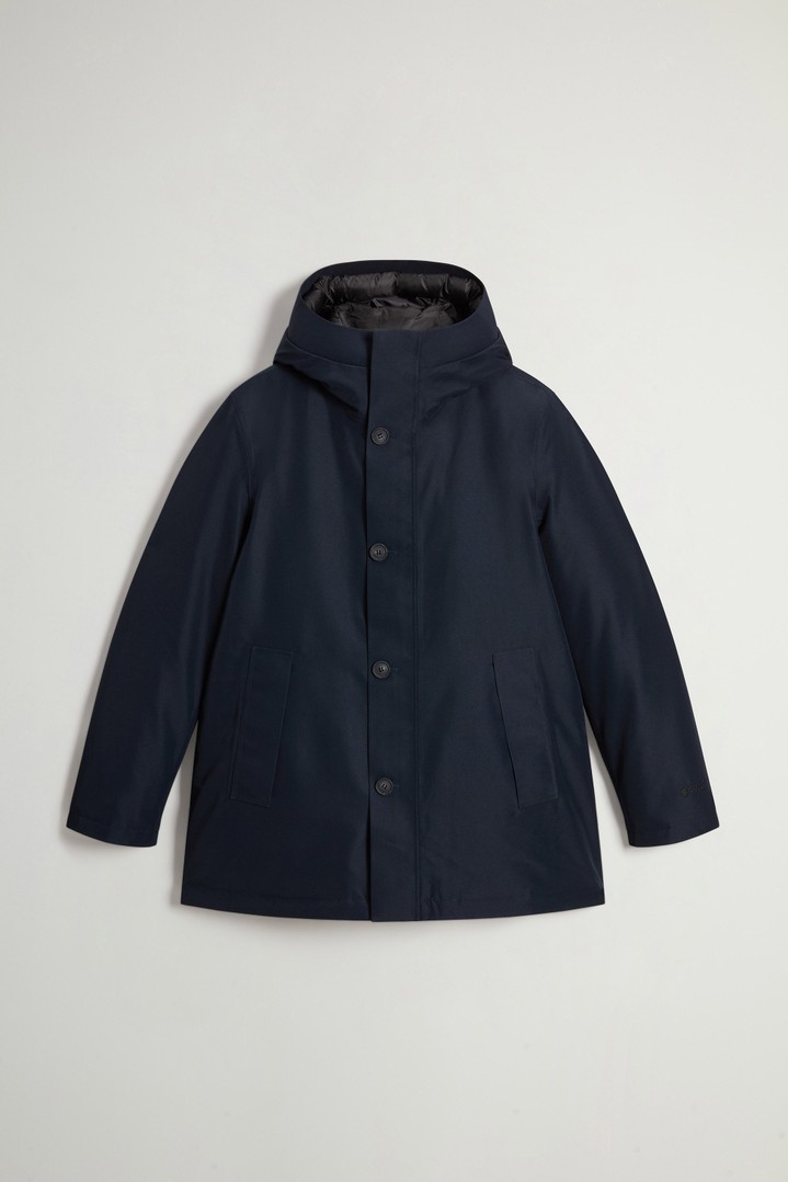 Waterproof Parka in Recycled Two-Layered GORE-TEX Fabric Blue photo 5 | Woolrich