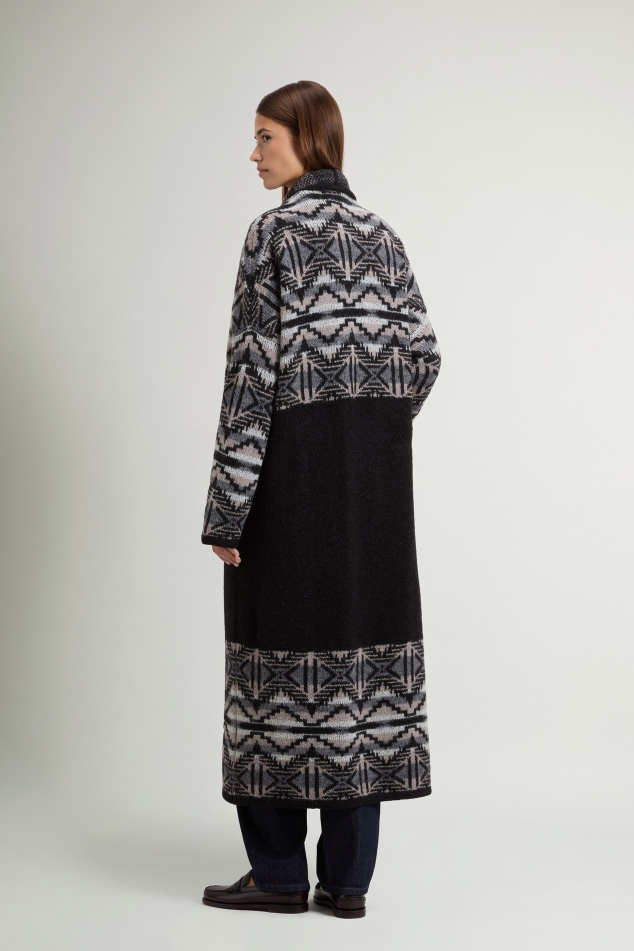 FAIRISLE CARDIGAN Schwarz photo 3 | Woolrich
