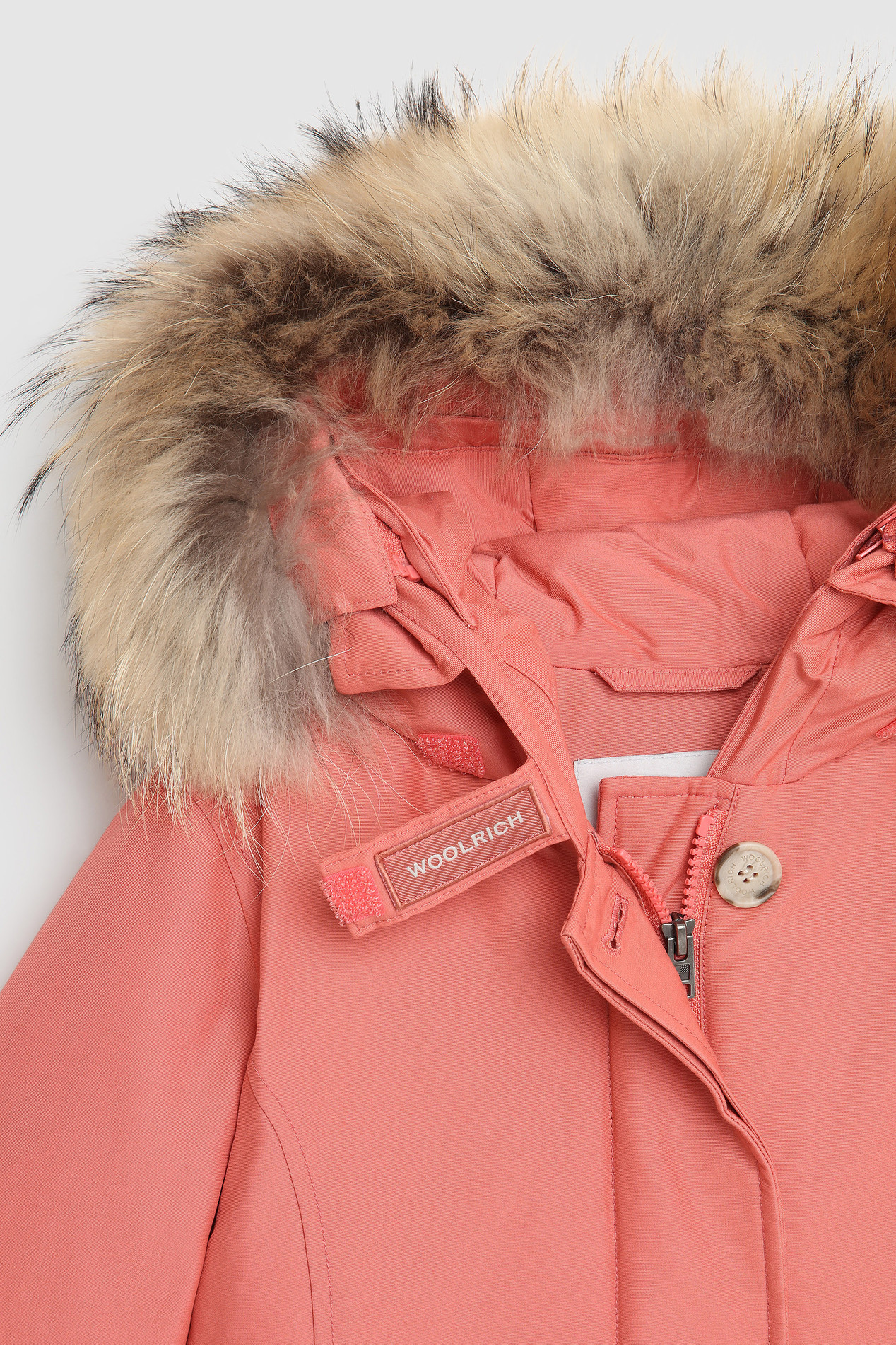 Girls' Arctic Parka with Detachable Fur Trim Pink photo 3 | Woolrich