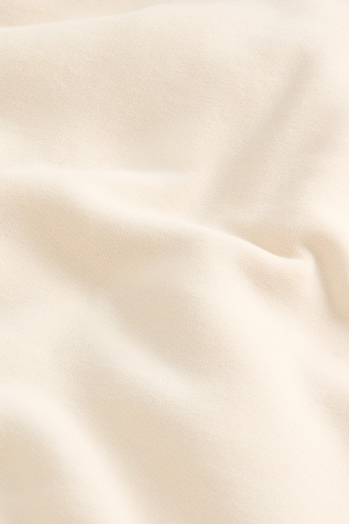 Zippered Hoodie in Pure Cotton White photo 7 | Woolrich