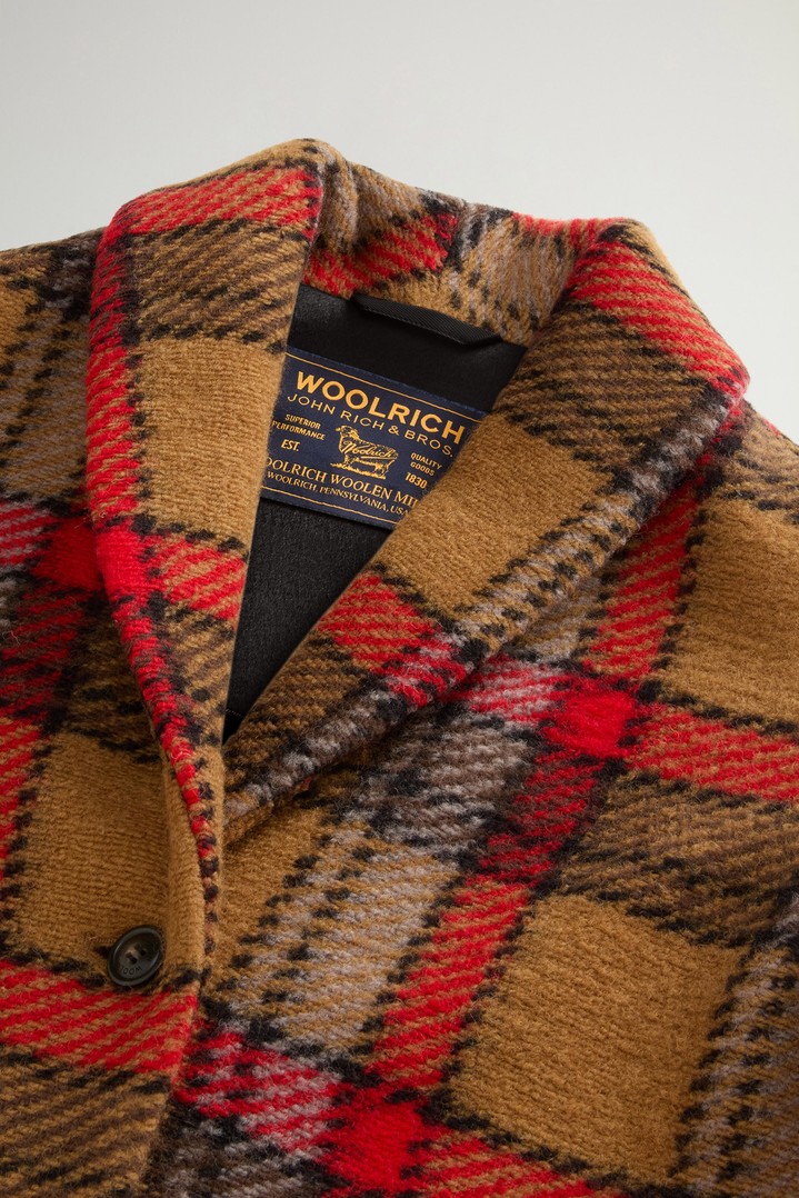 Checked Wool-Blend Gentry Coat Red photo 5 | Woolrich