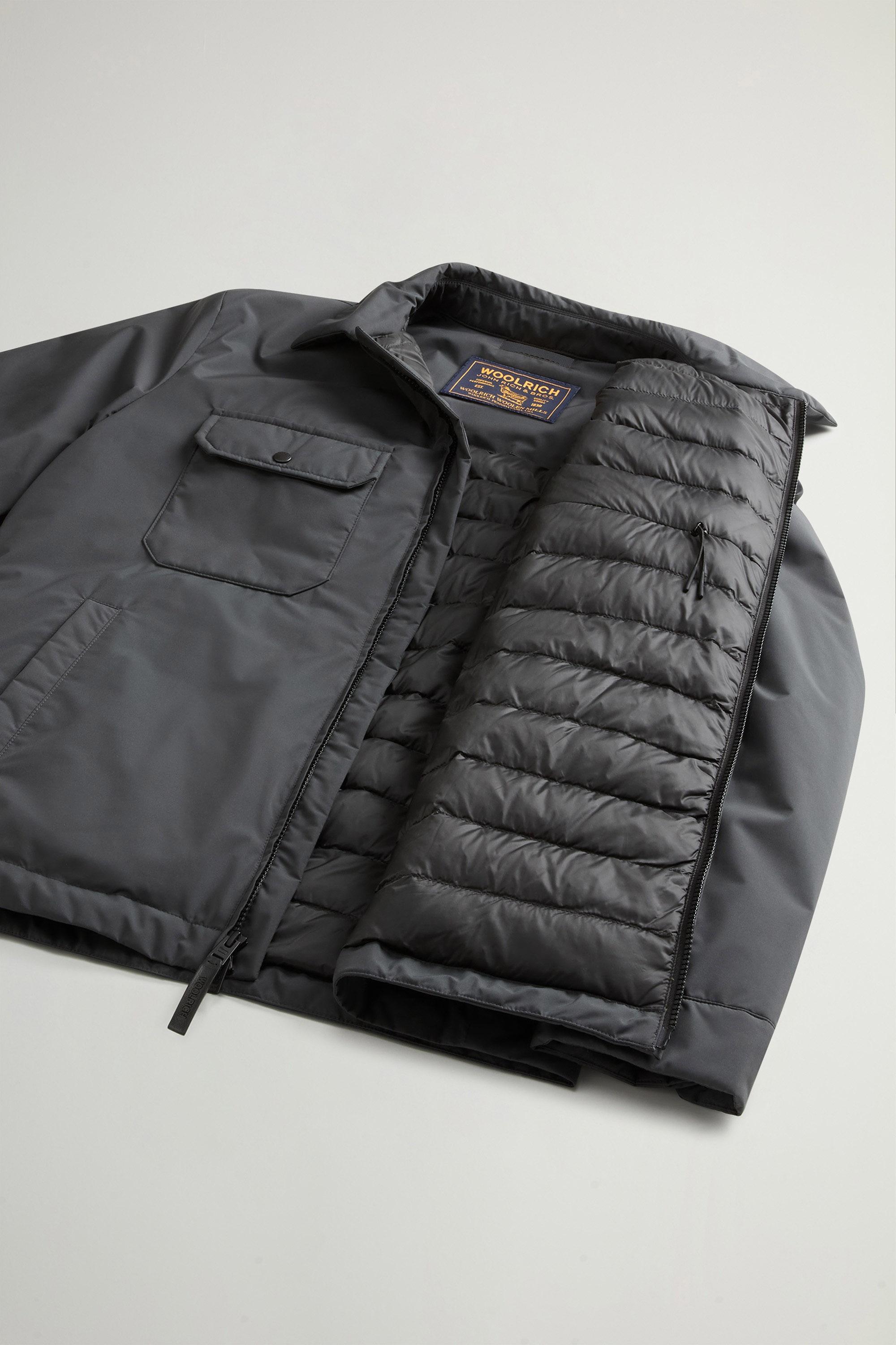 Cloud Padded Overshirt Gray photo 8 | Woolrich