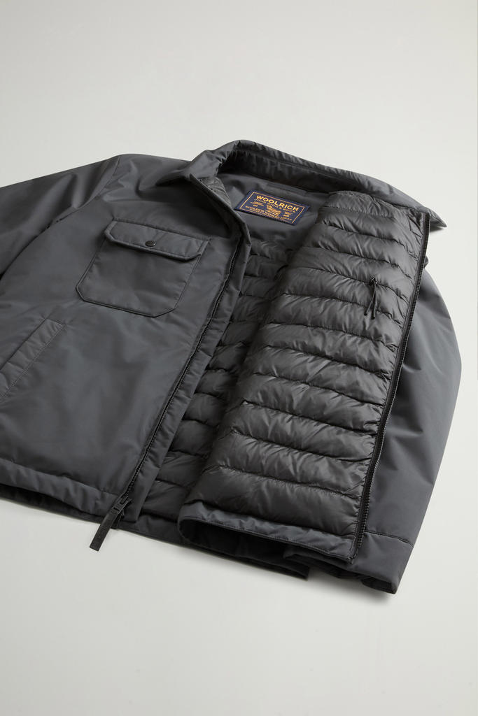 Cloud Padded Overshirt Gray photo 8 | Woolrich