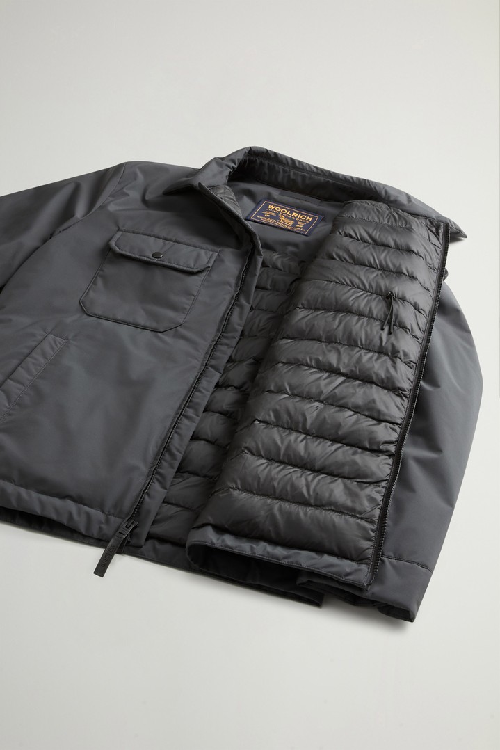 Cloud Padded Overshirt Gray photo 8 | Woolrich