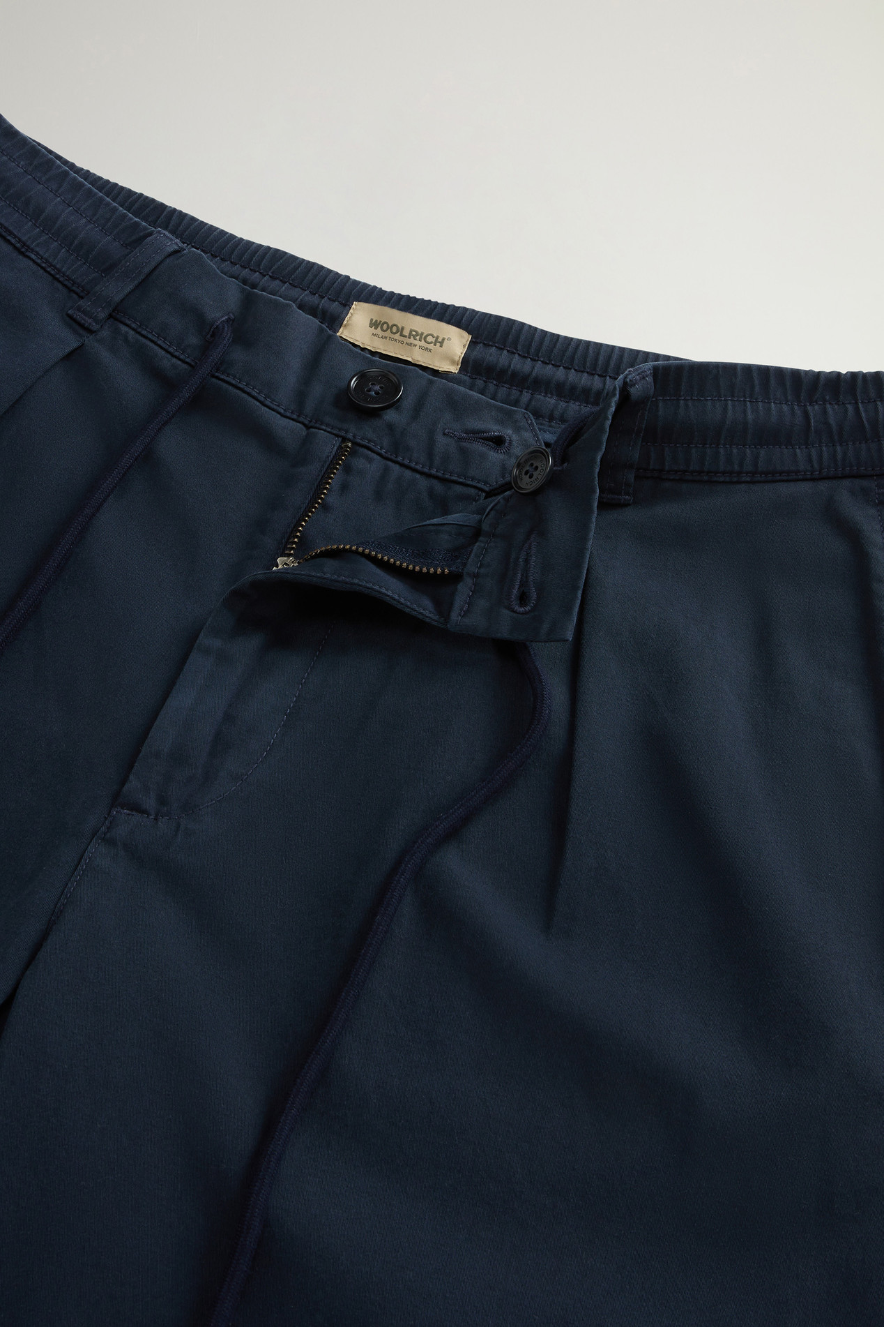 Stretch Cotton Twill Milton Pants Blue photo 4 | Woolrich