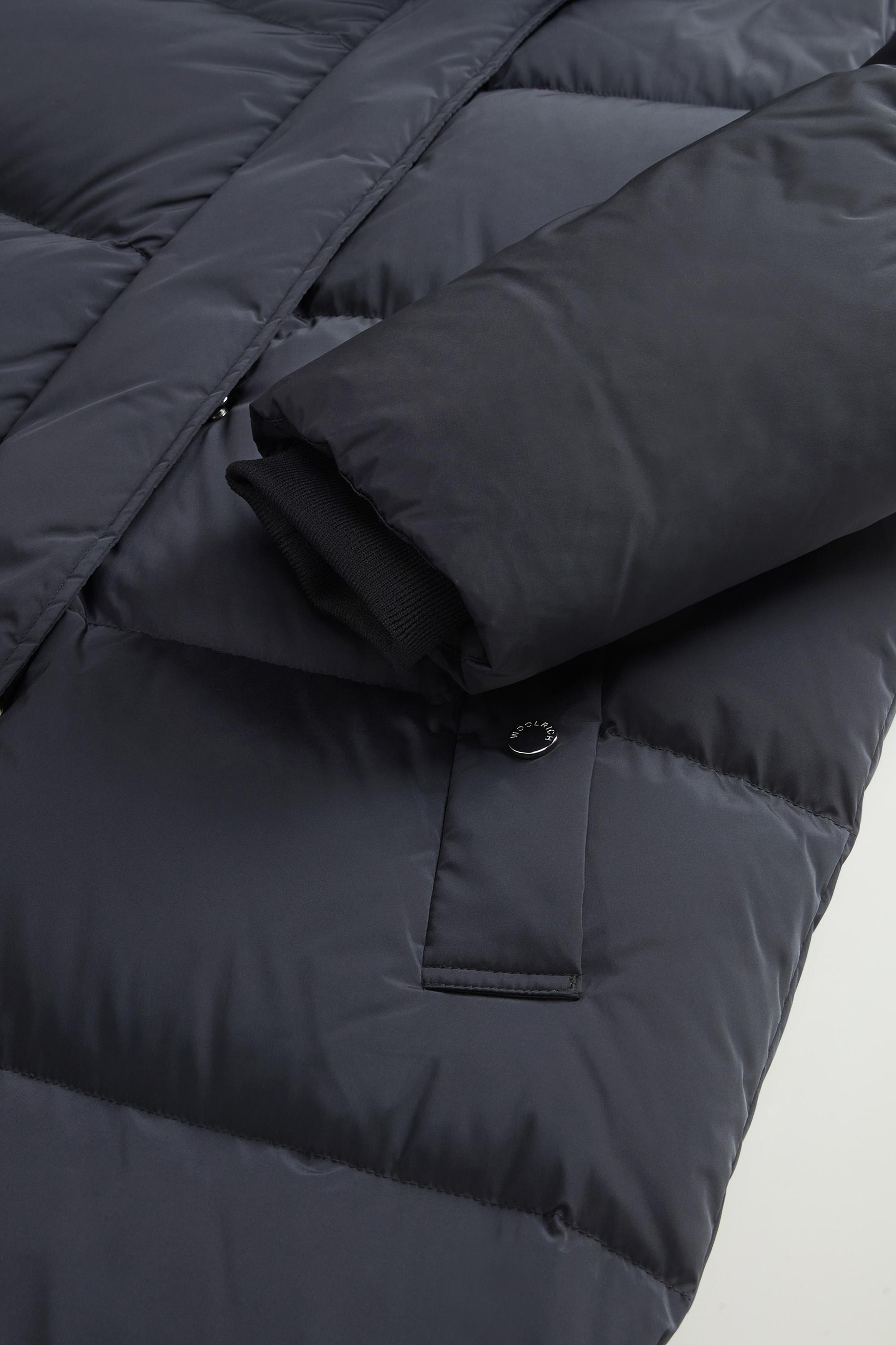 Aurora Long Parka in Stretch Nylon Black photo 8 | Woolrich