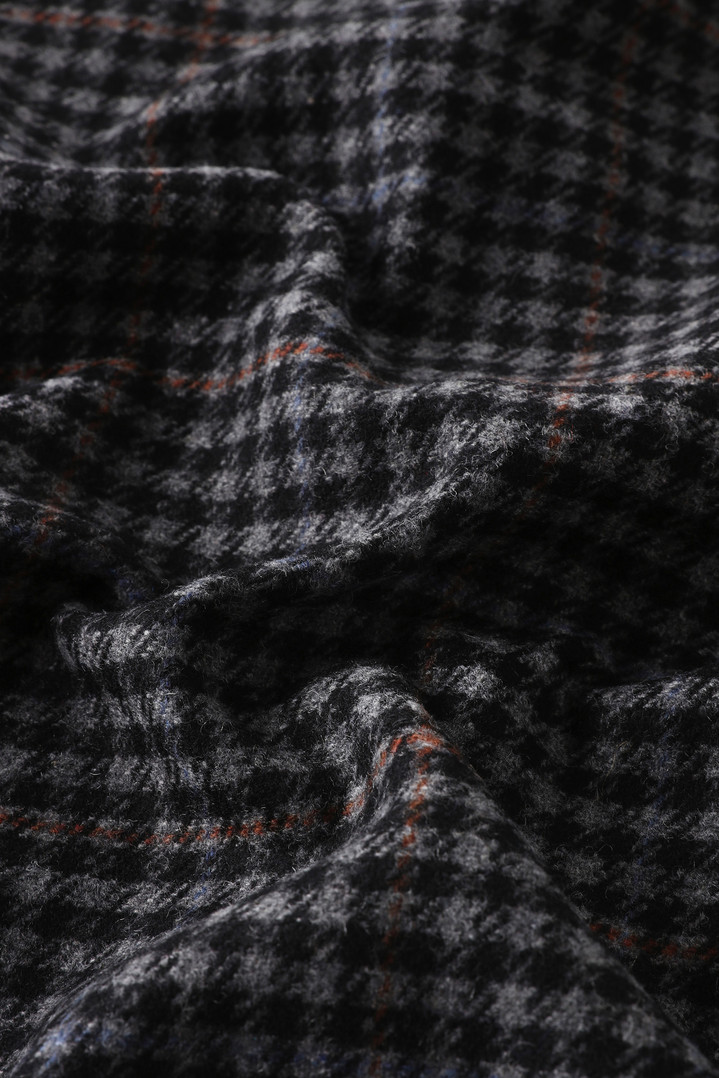 Wool Blend Trout Run Plaid Flannel Shirt Gray photo 4 | Woolrich