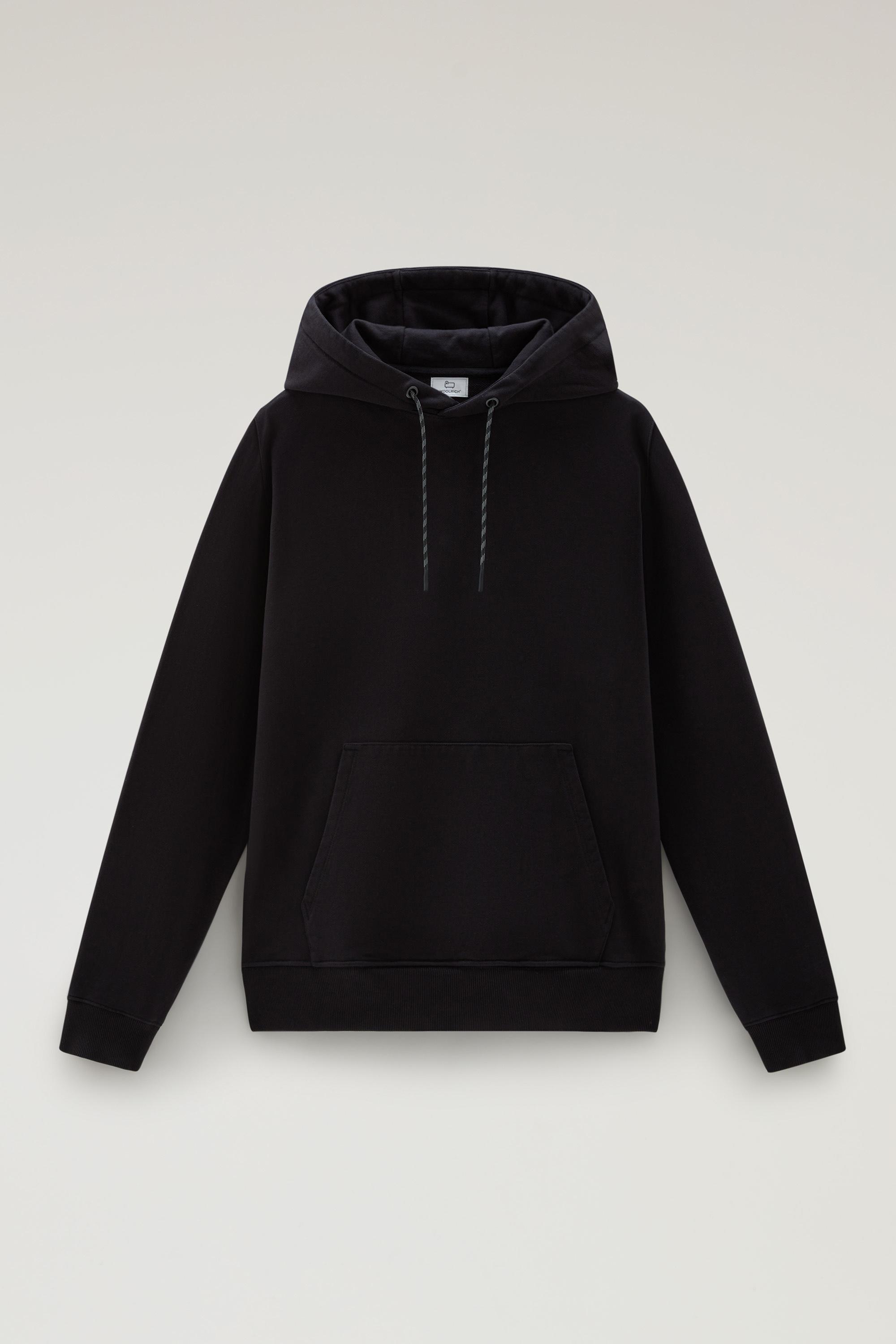 Us Trails Pure Cotton Hoodie Black photo 1 | Woolrich