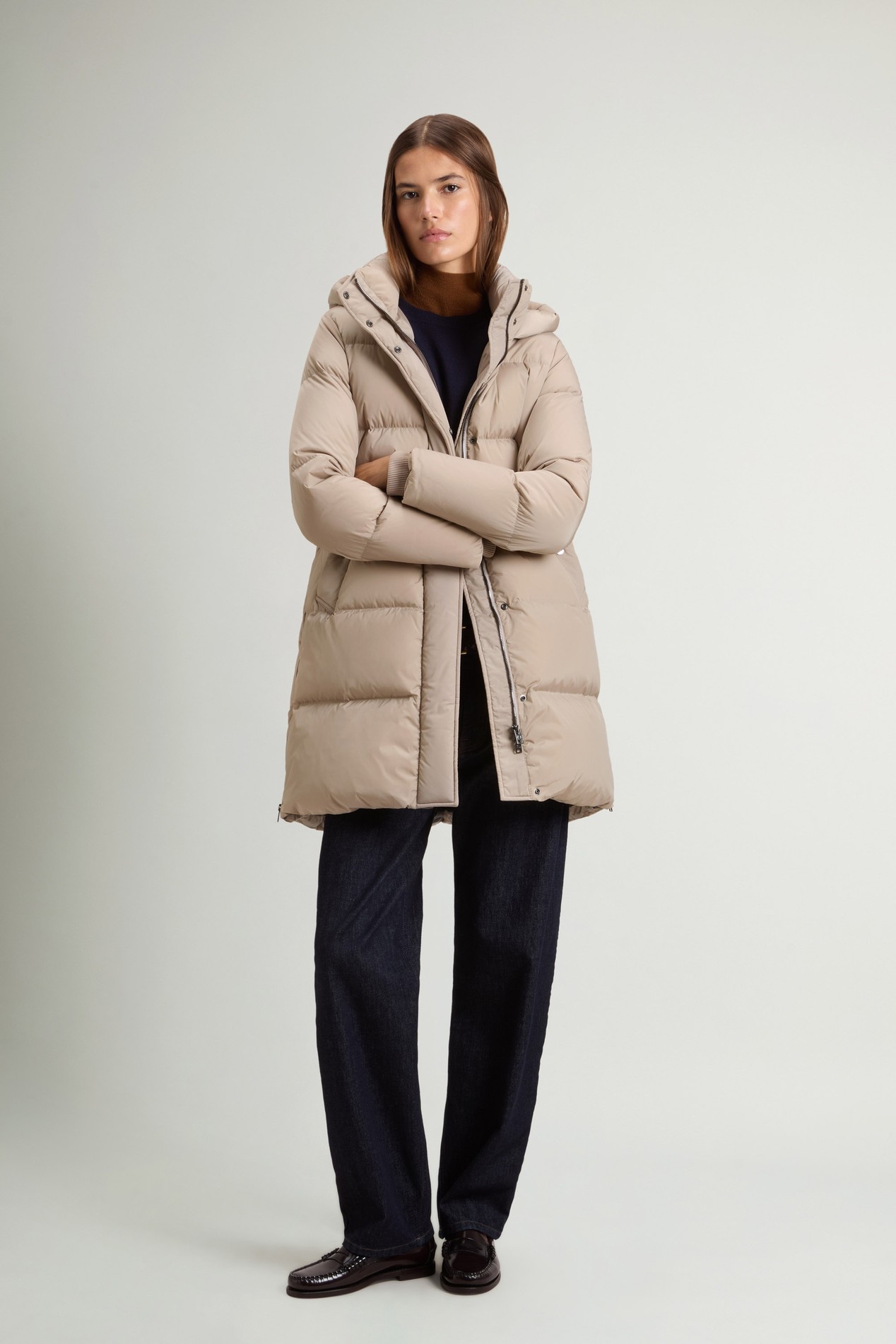 Long Kelly Down Jacket Gray photo 4 | Woolrich