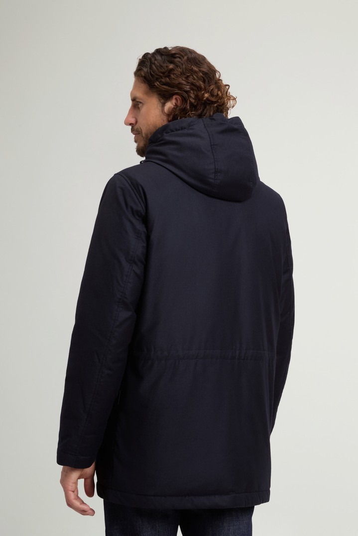 LP WOOL SILK PARKA Blue photo 3 | Woolrich