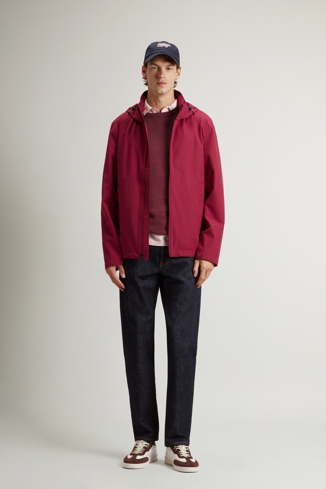 TWO LAYERS PACIFIC JACKET Burgundy photo 2 | Woolrich