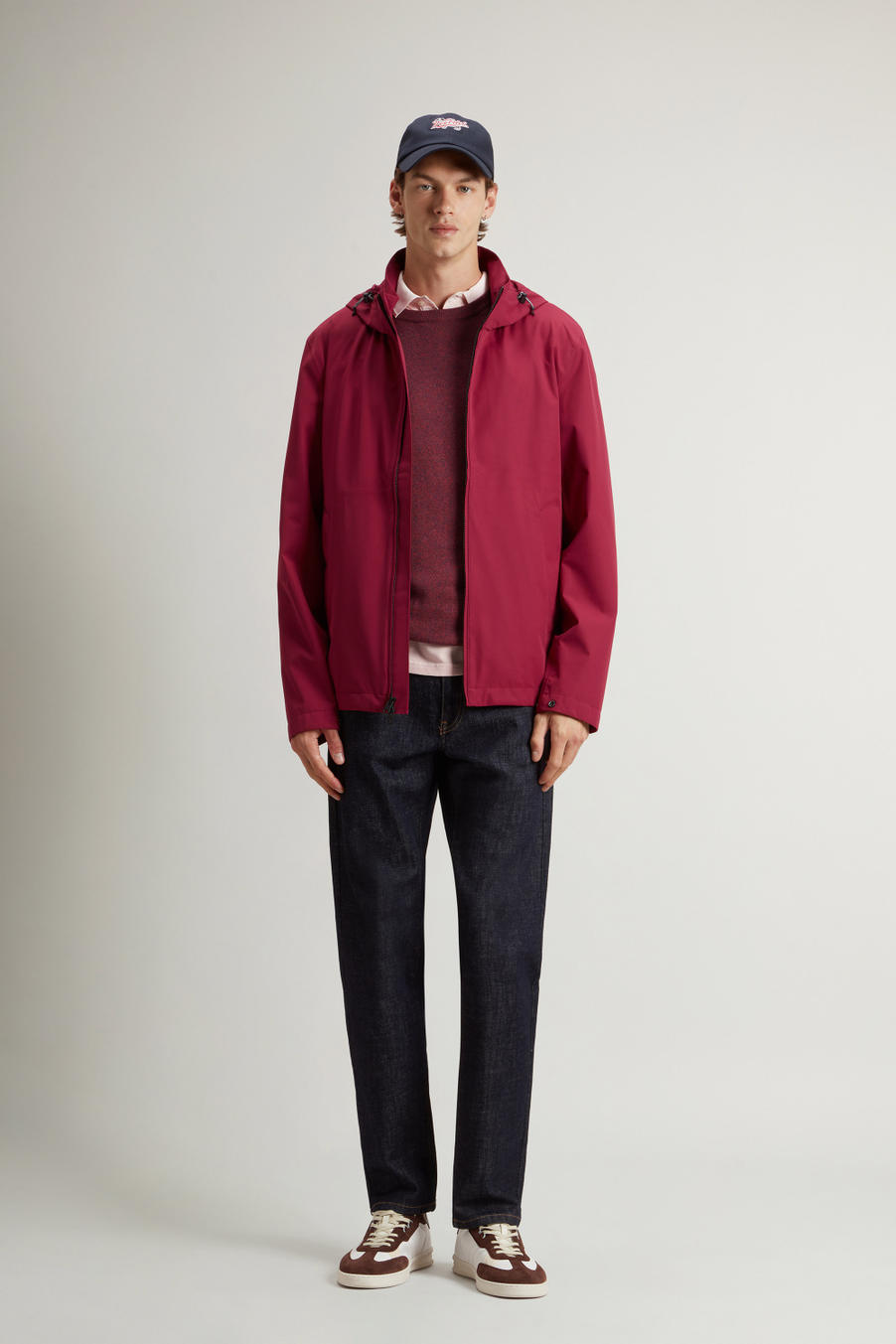 TWO LAYERS PACIFIC JACKET Burgundy photo 1 | Woolrich