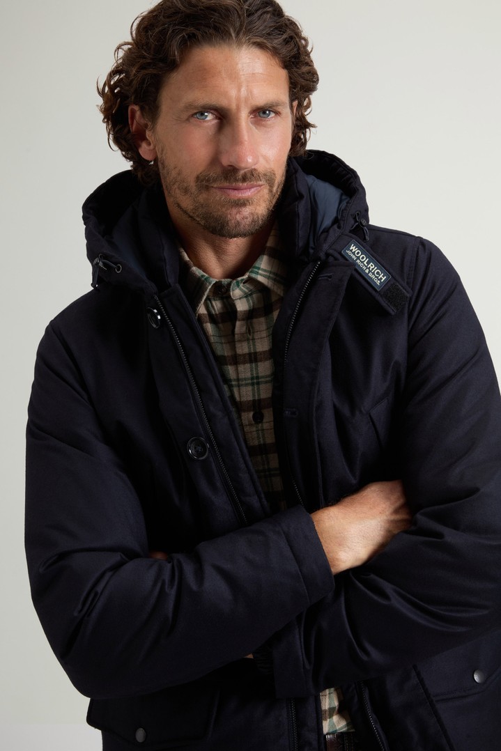 LP WOOL SILK PARKA Blue photo 4 | Woolrich