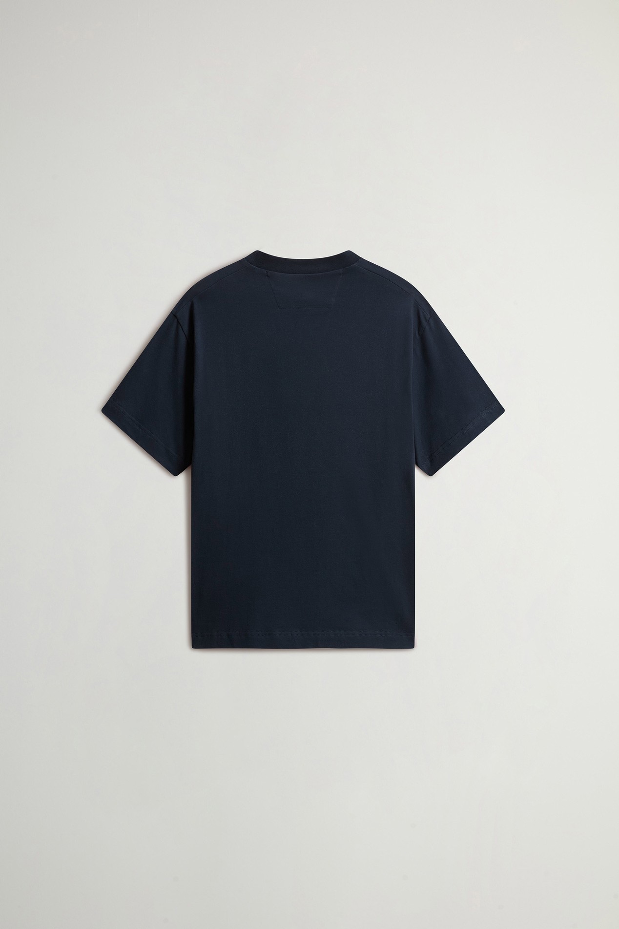 PD LARGE LOGO T-SHIRT Blue photo 2 | Woolrich
