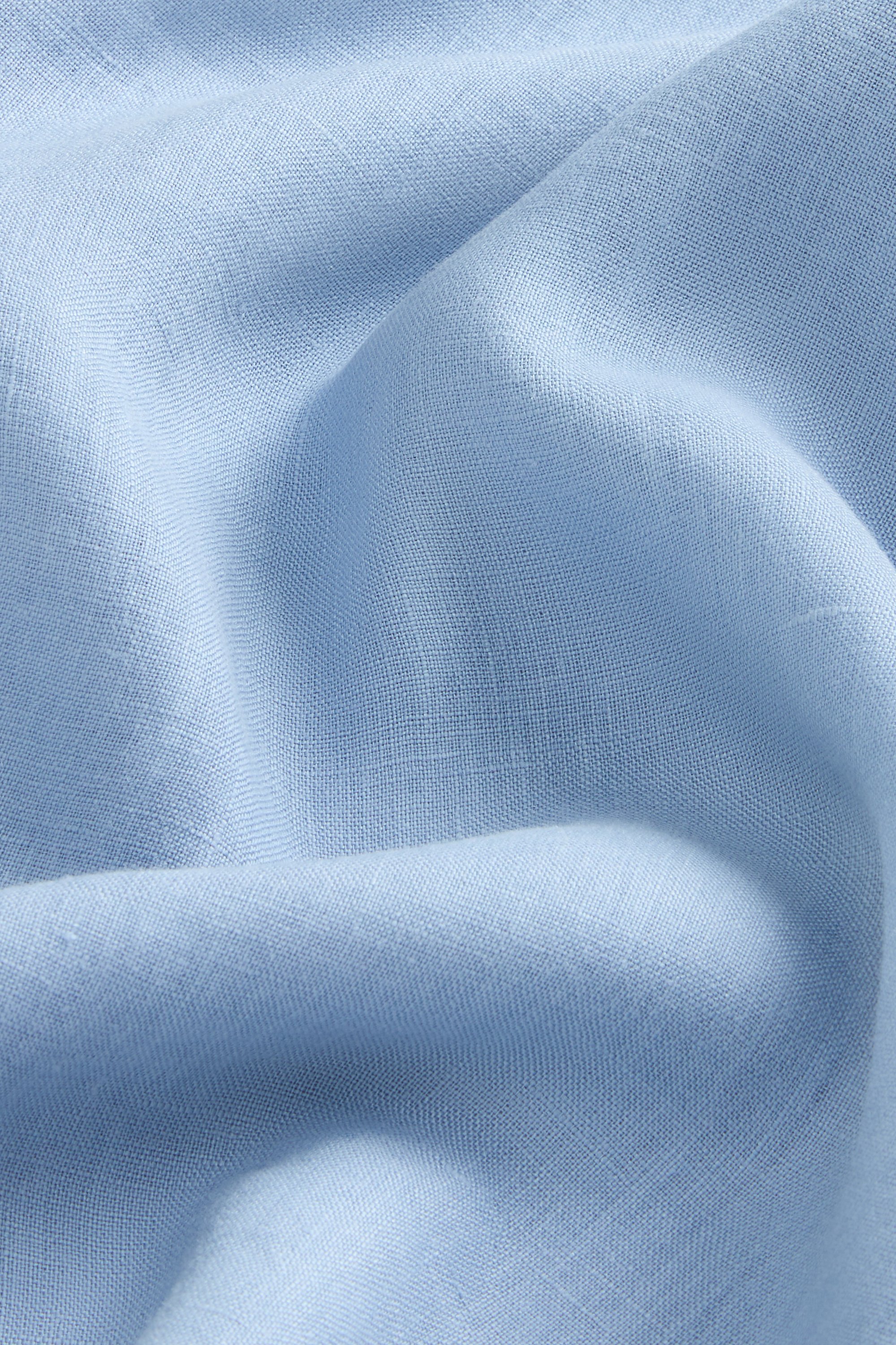 GD LINEN SHIRT Blue photo 8 | Woolrich