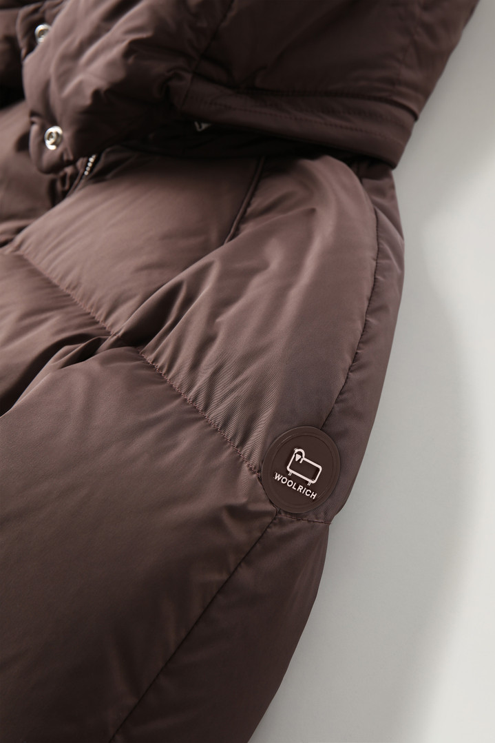 Alsea Short Down Jacket with Detachable Hood Brown photo 4 | Woolrich