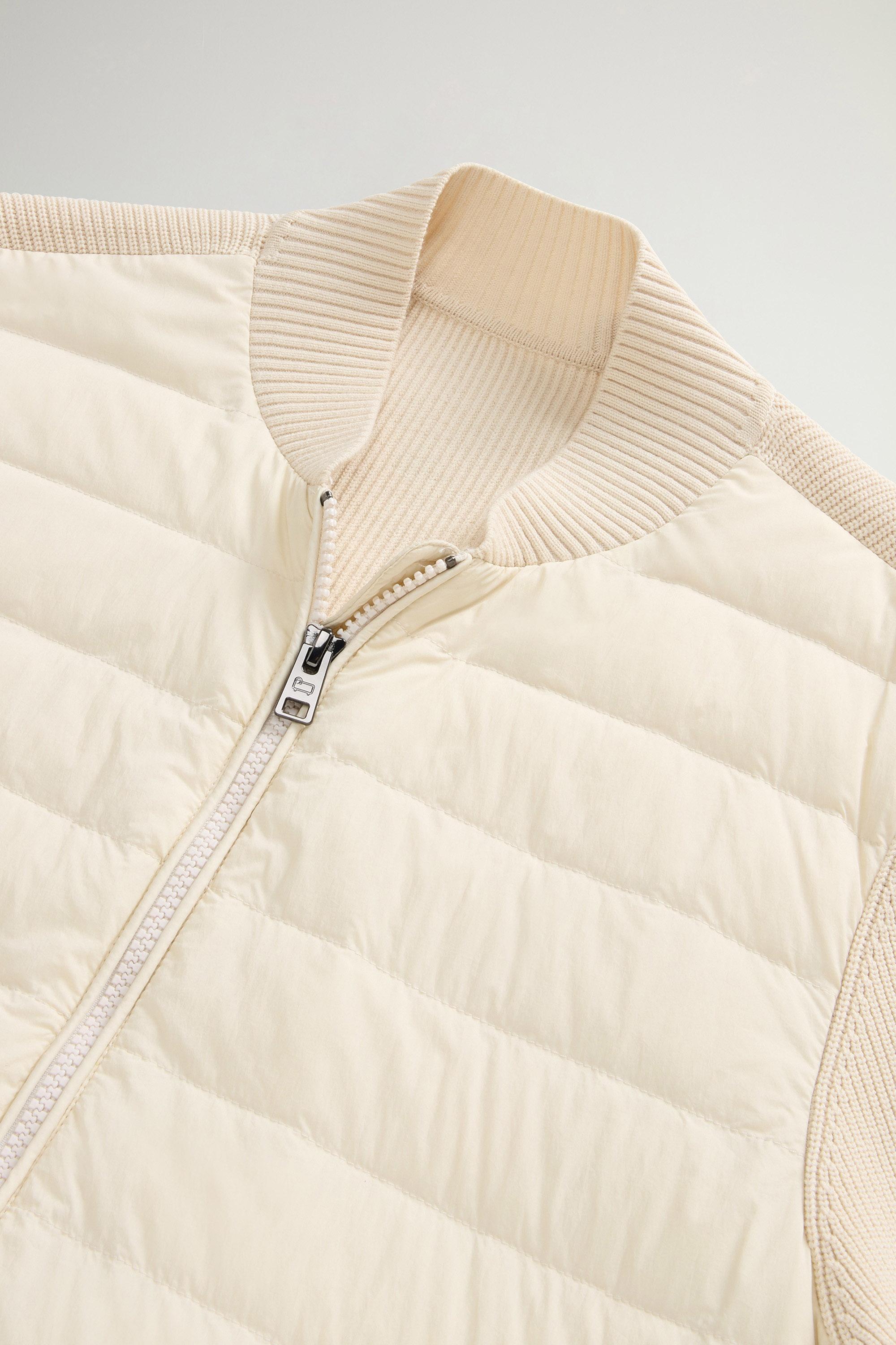 Hybrid Bomber Jacket in Nylon White photo 6 | Woolrich