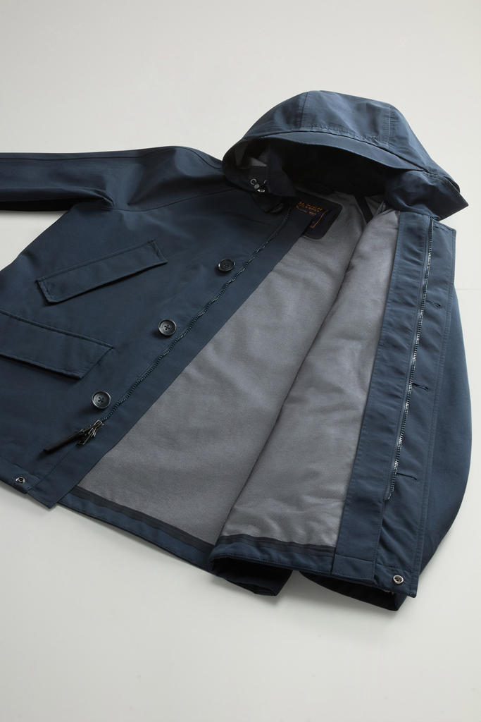Mackinaw 3-in-1 Waterproof Coat in Three-Layered Ramar Cloth Blue photo 6 | Woolrich