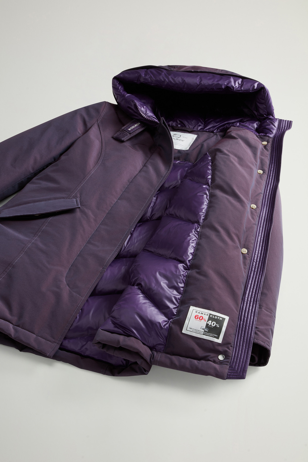 Arctic Parka in Ramar Cloth Purple photo 8 | Woolrich