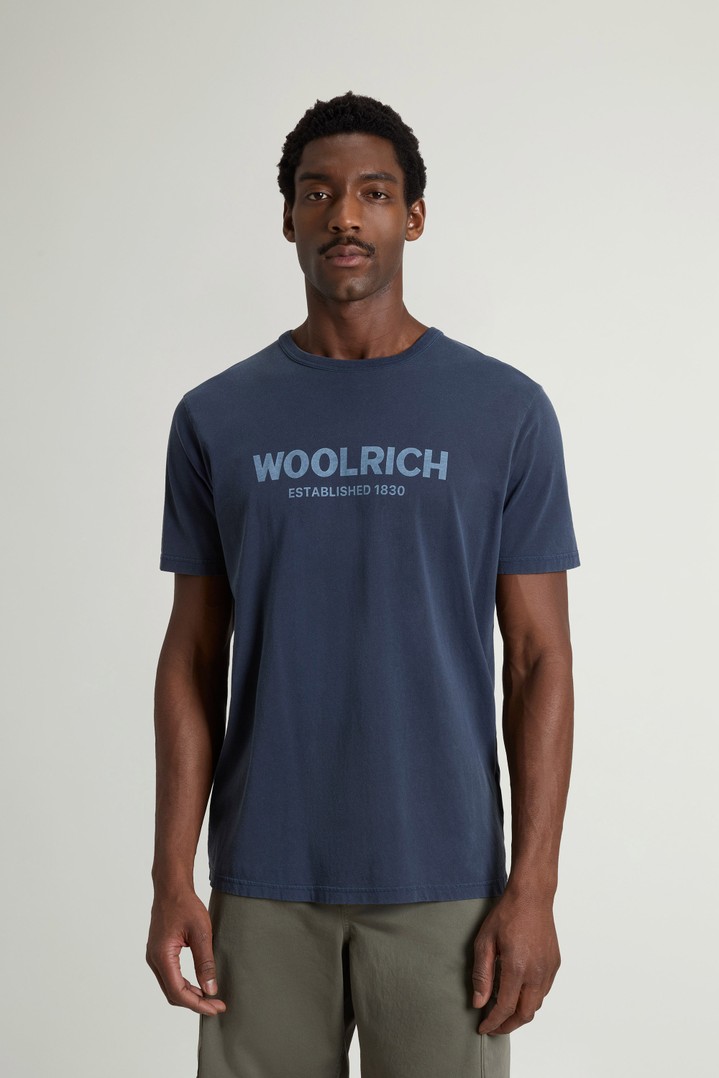 LIGHT GD T-SHIRT Blau photo 1 | Woolrich