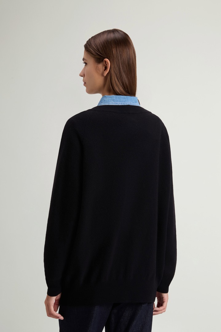 Sweater in Virgin Wool and Cashmere Black photo 3 | Woolrich