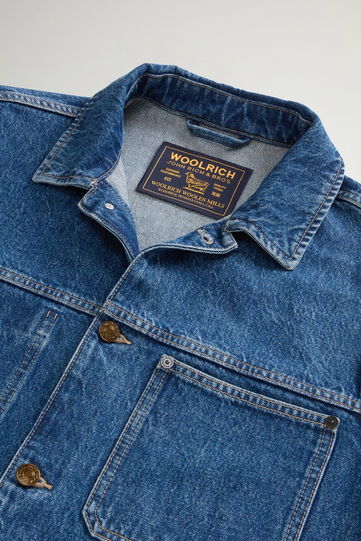 Surchemise en denim de pur coton Bleu photo 6 | Woolrich