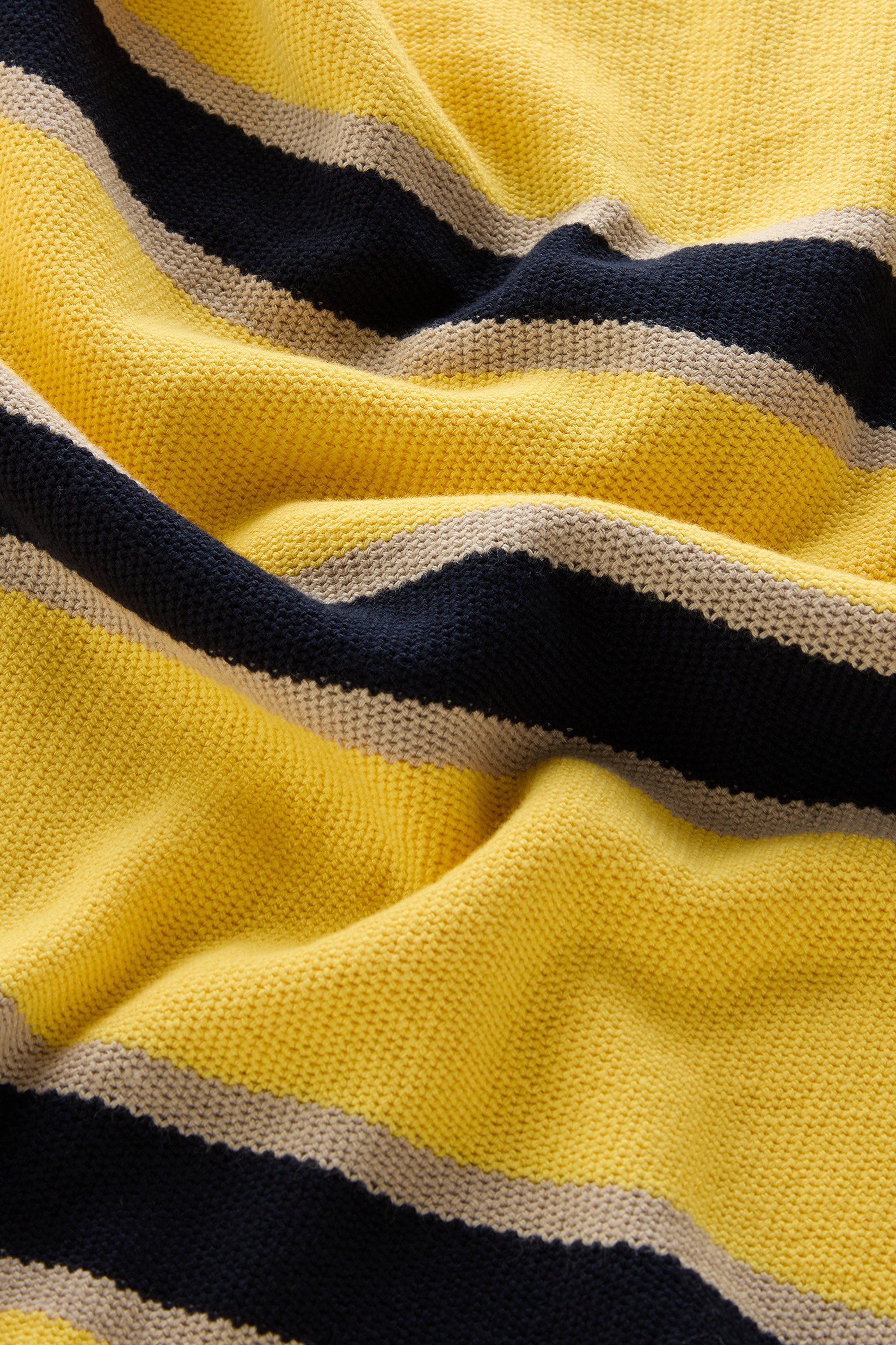 Long-Sleeved Knit Polo Yellow photo 4 | Woolrich