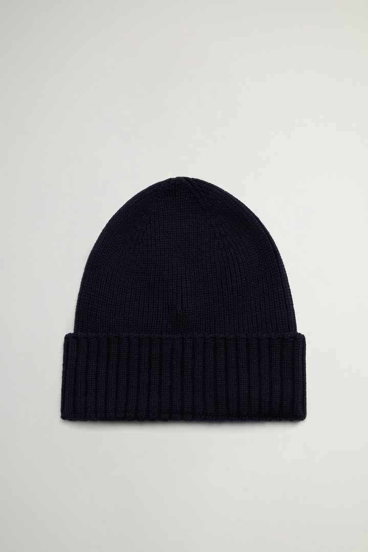 LEGACY PATCH BEANIE Blau photo 3 | Woolrich