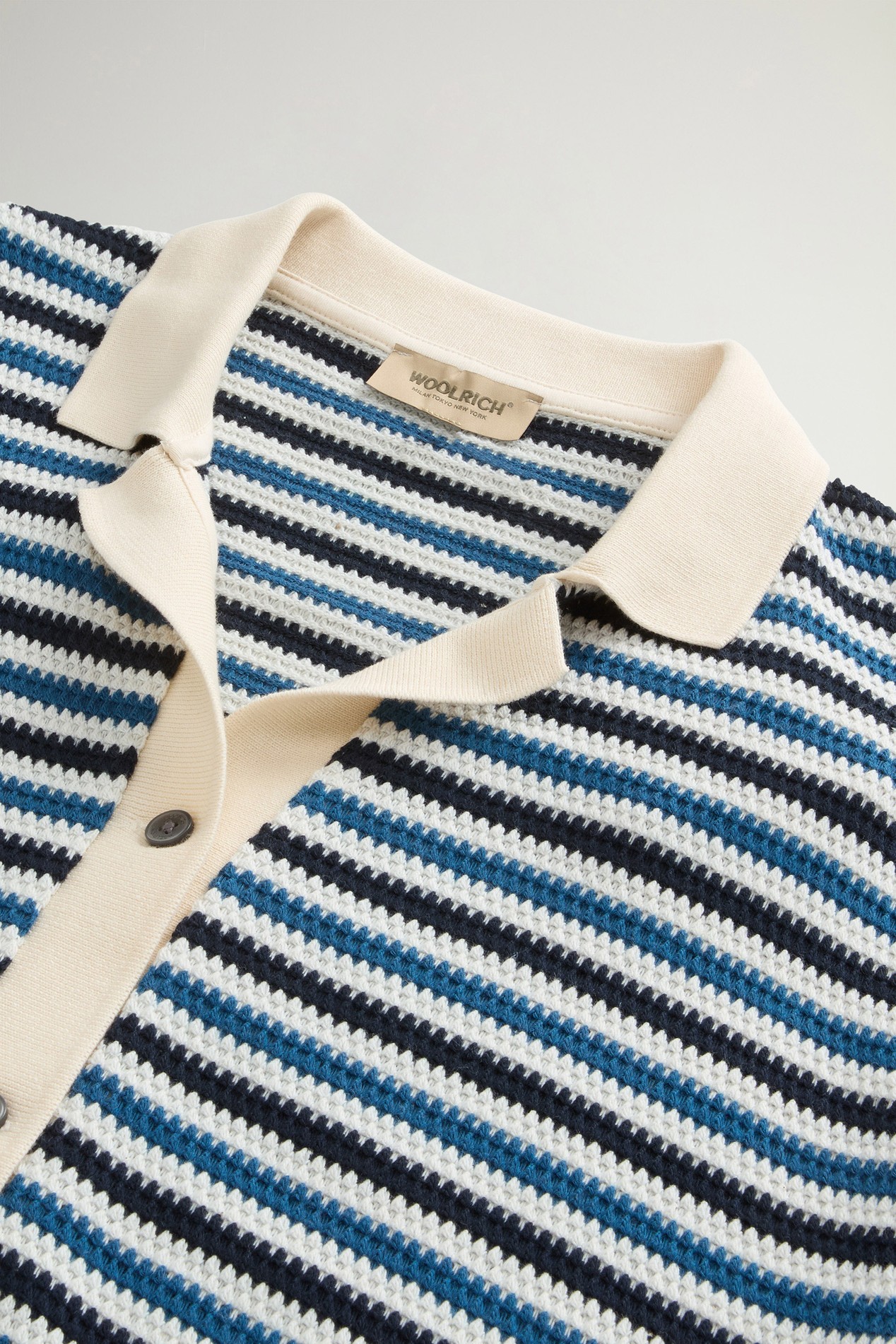 Hemd aus einer Baumwollmischung mit Streifenmuster Multifarben photo 2 | Woolrich