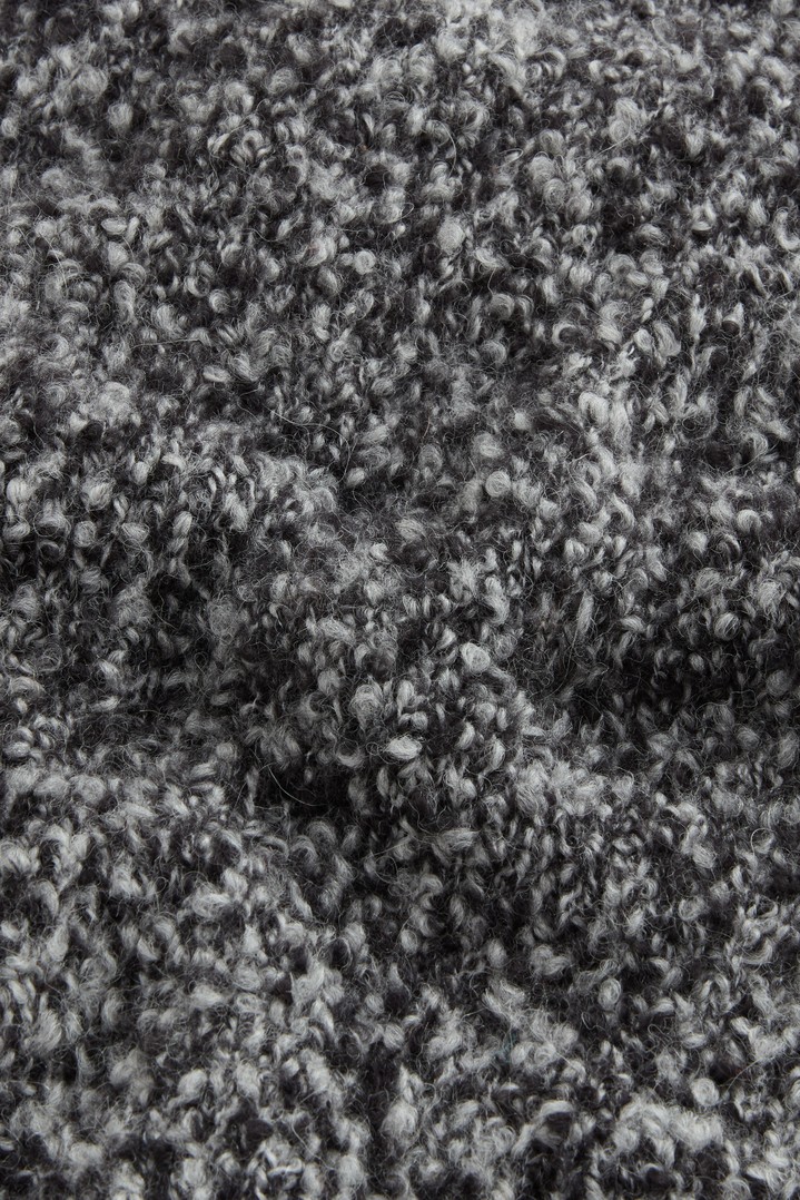3GG BOUCLE CARDIGAN Black photo 2 | Woolrich
