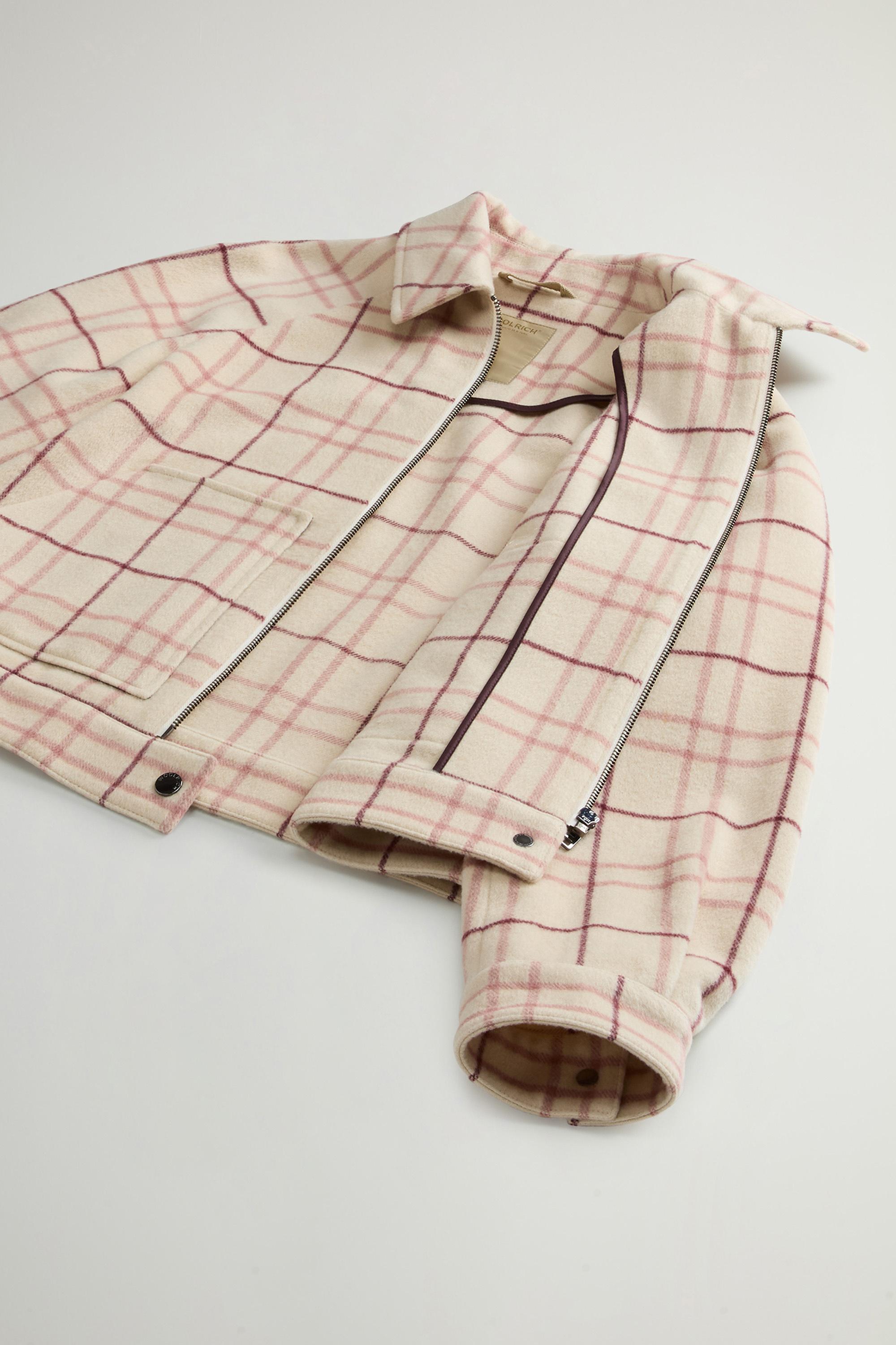 Wool-Blend Overshirt with Checked Pattern Multicolor photo 8 | Woolrich