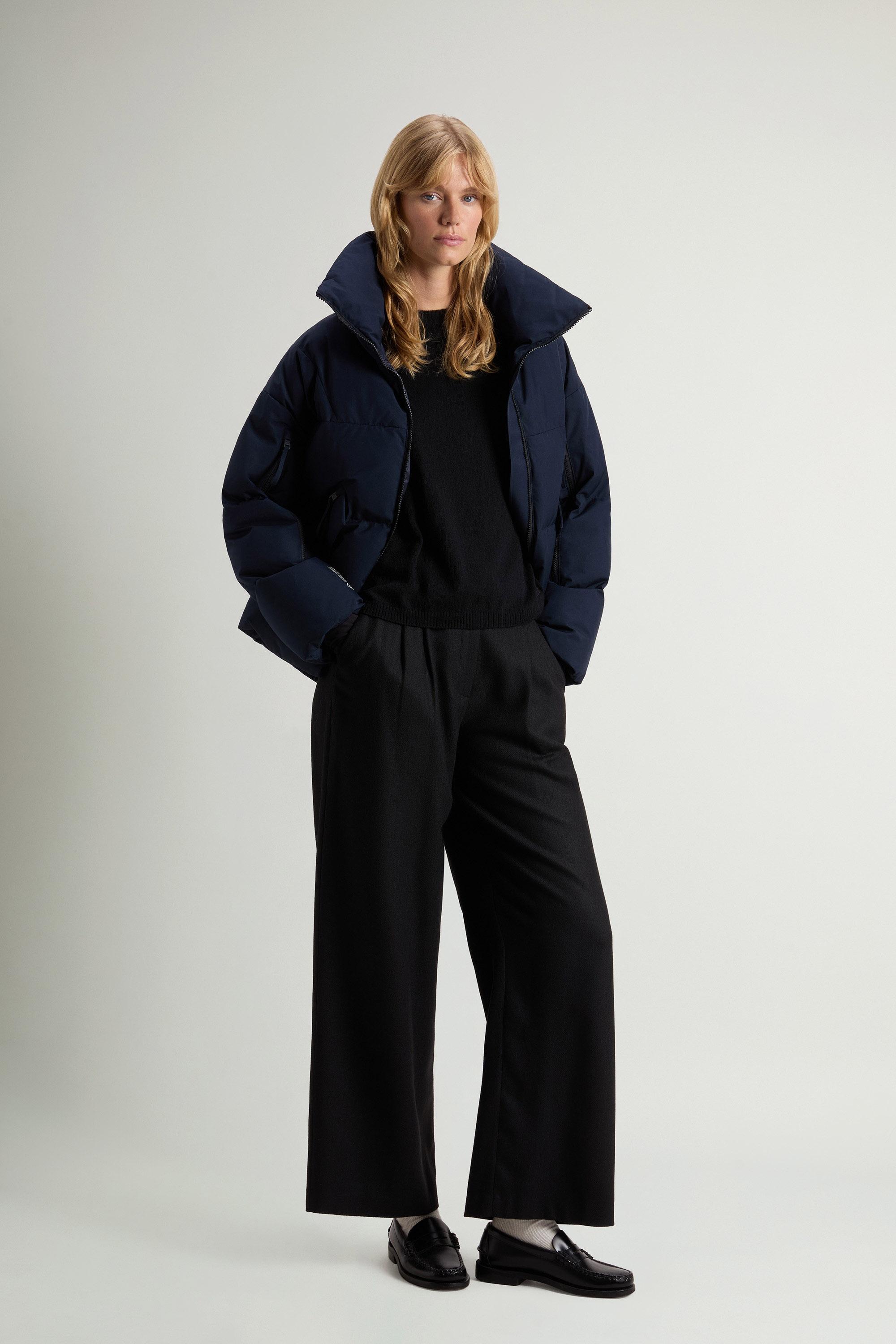 Quilted Jacket in WINDSTOPPER® by GORE-TEX® Fabric Blue photo 1 | Woolrich