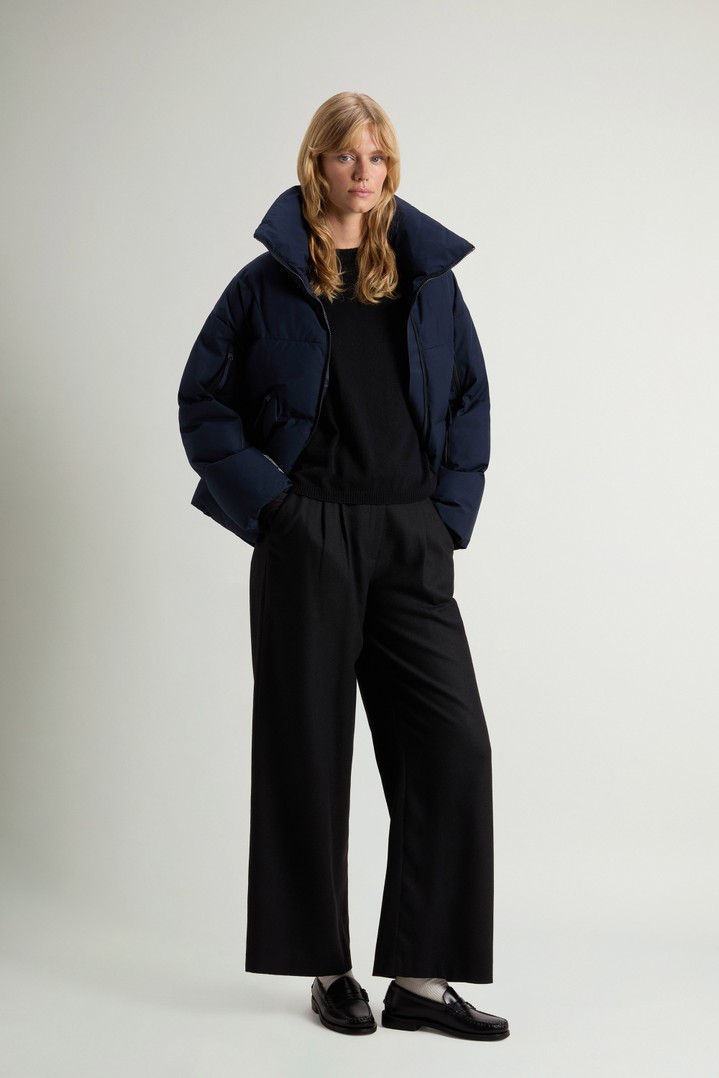 Quilted Jacket in WINDSTOPPER® by GORE-TEX® Fabric Blue photo 2 | Woolrich